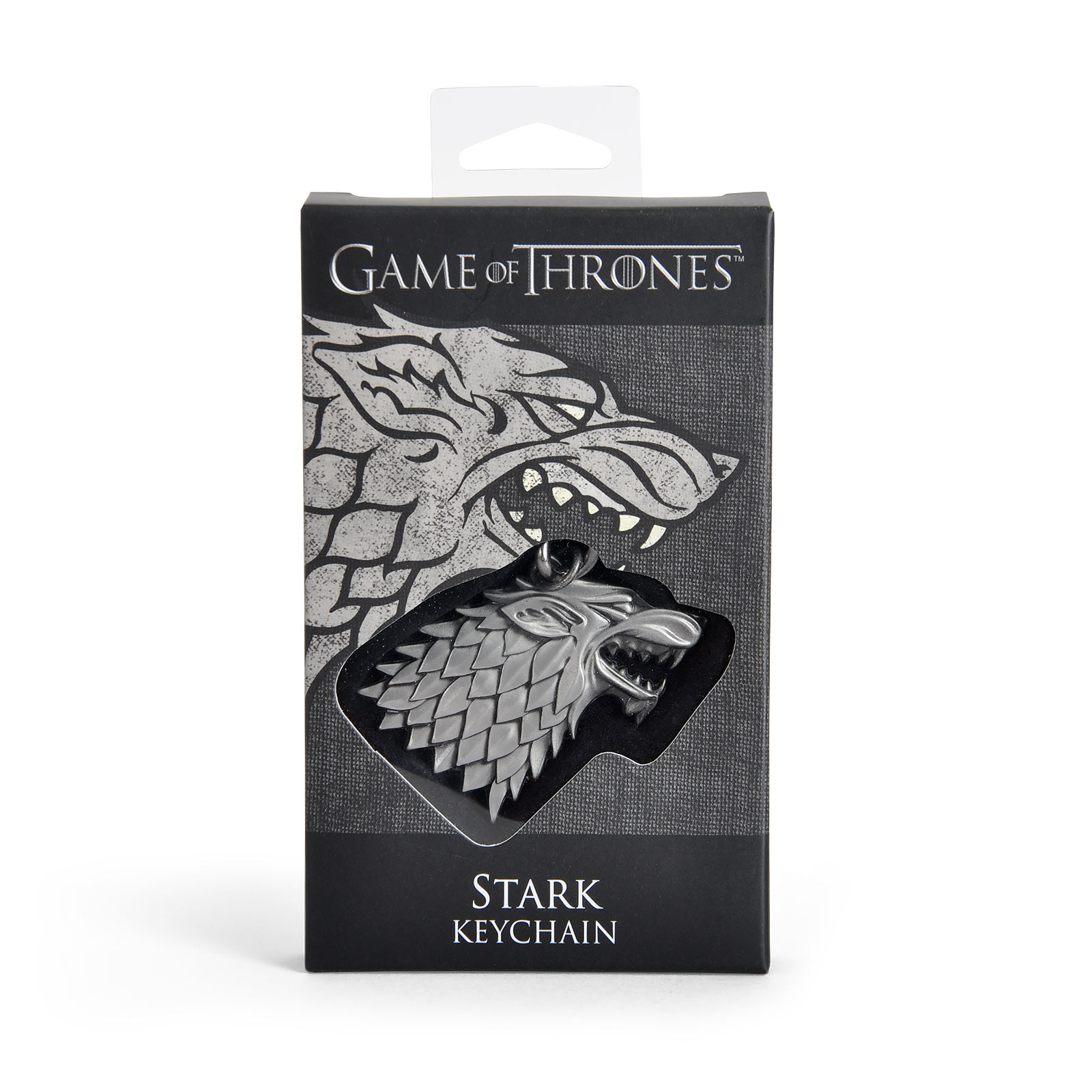 Game of Thrones - Stark Wappen Schattenwolf Schlüsselanhänger
