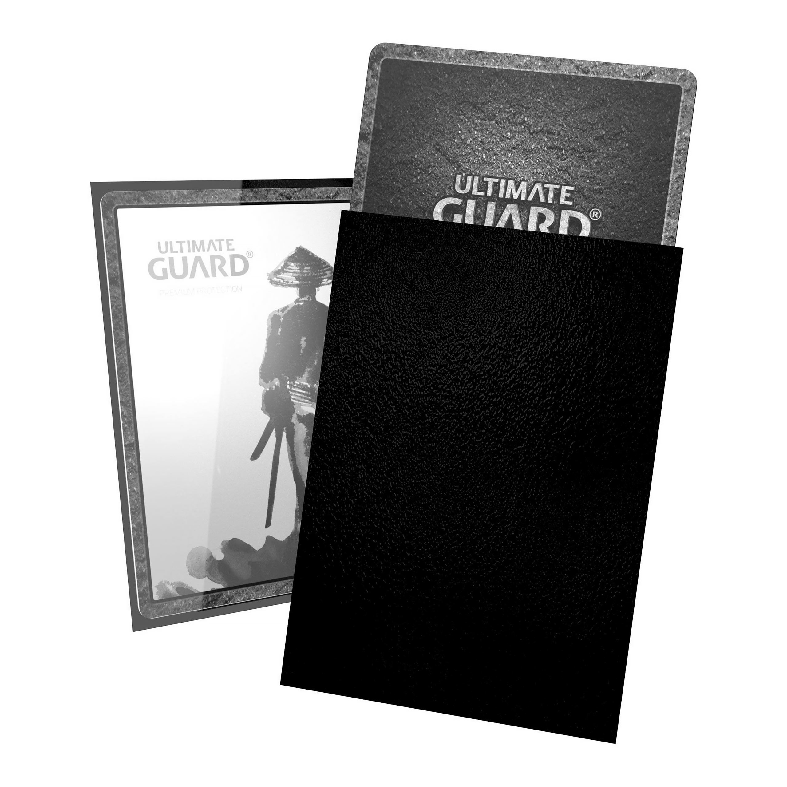 Pochettes Katana Ultimate Guard – Noir (taille japonaise, pack de 60, pour TCG)
