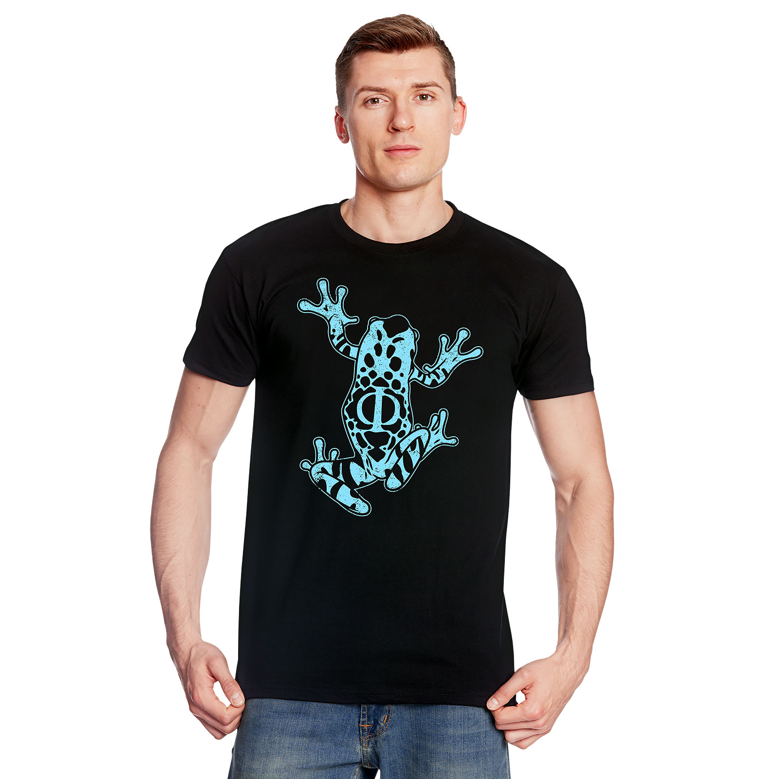Frog Glyph Code T-Shirt für Fringe Fans schwarz