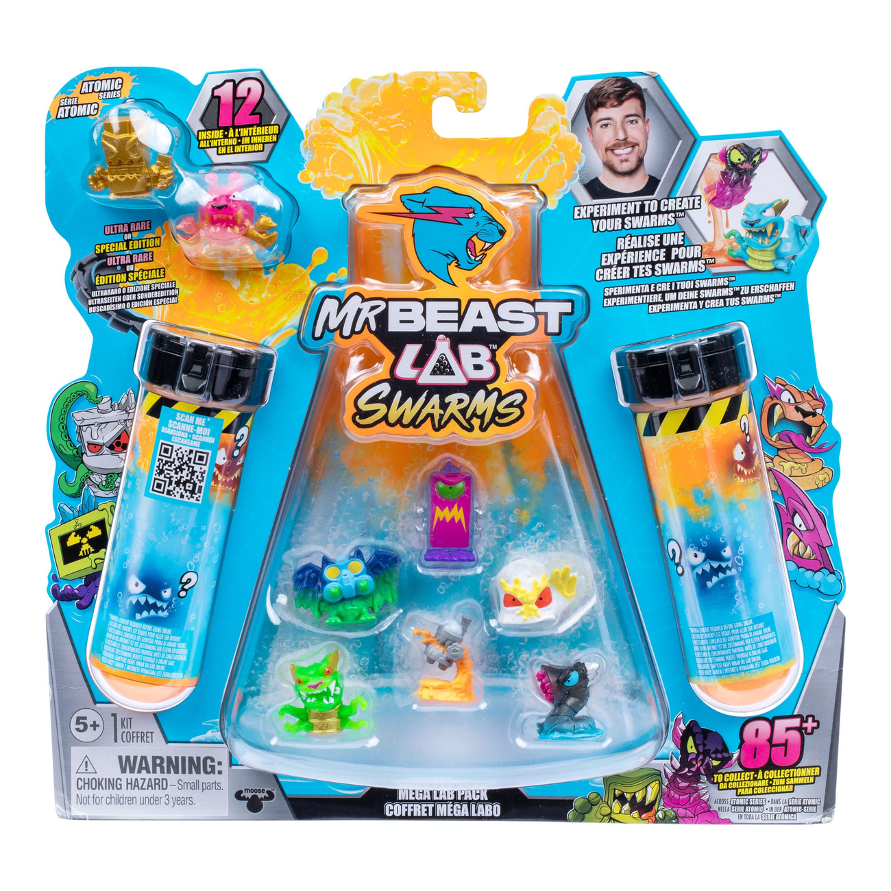 MrBeast Lab Swarms Mini Figures 12-Pack Mega Lab 4 3 cm Assortment (4 ...