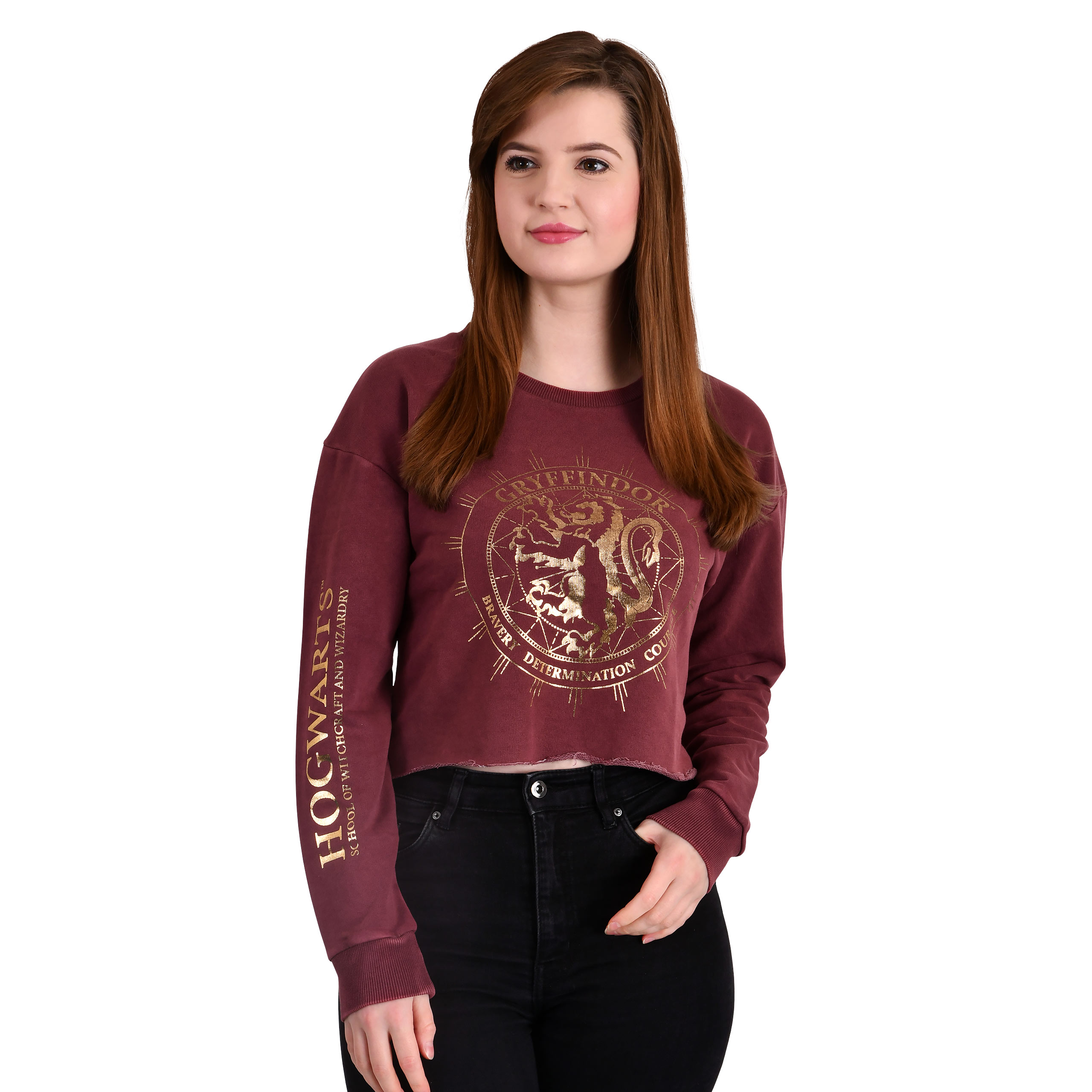 Harry Potter - Gryffindor Crop Sweater voor Vrouwen