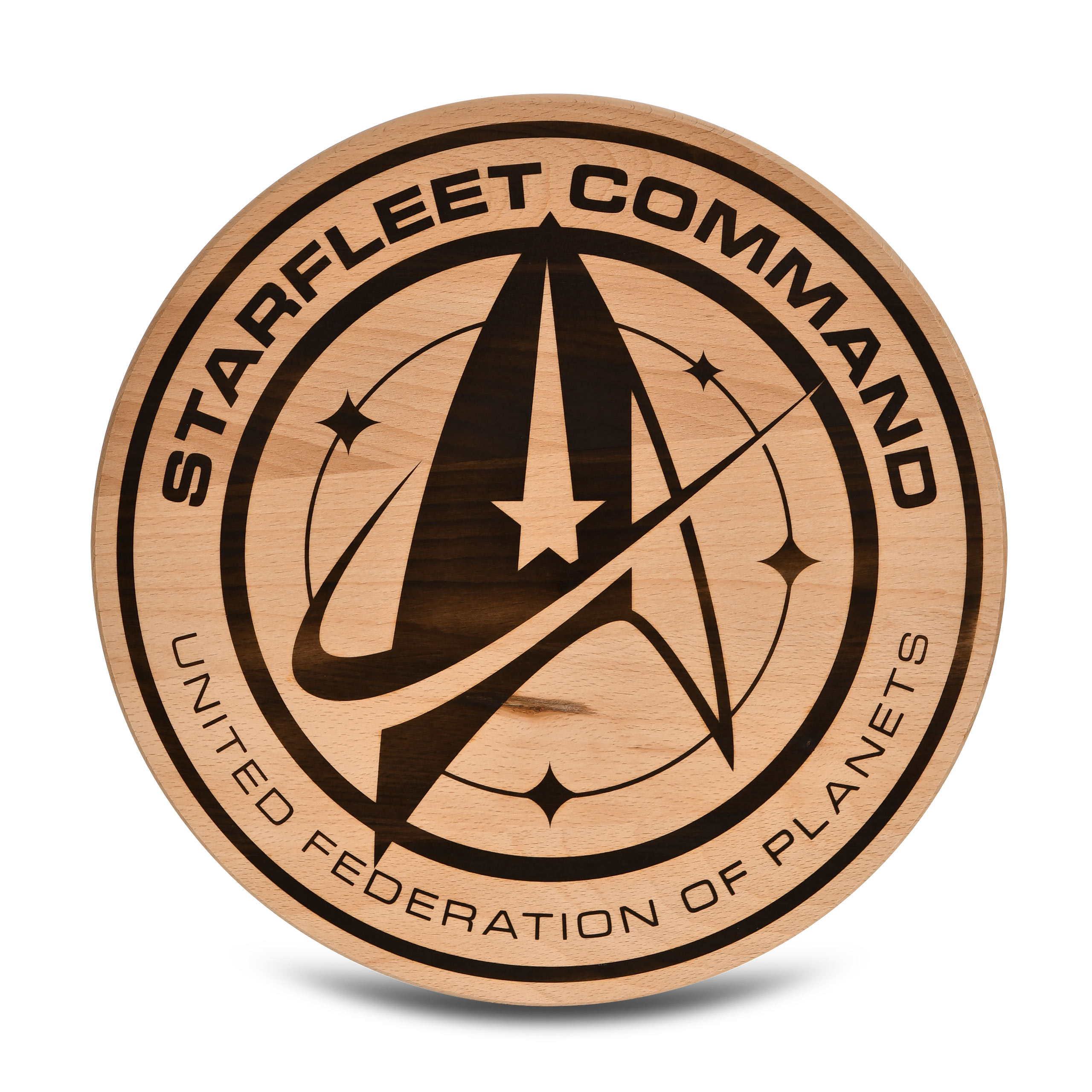 Star Trek - Planche à découper Starfleet Command en hêtre