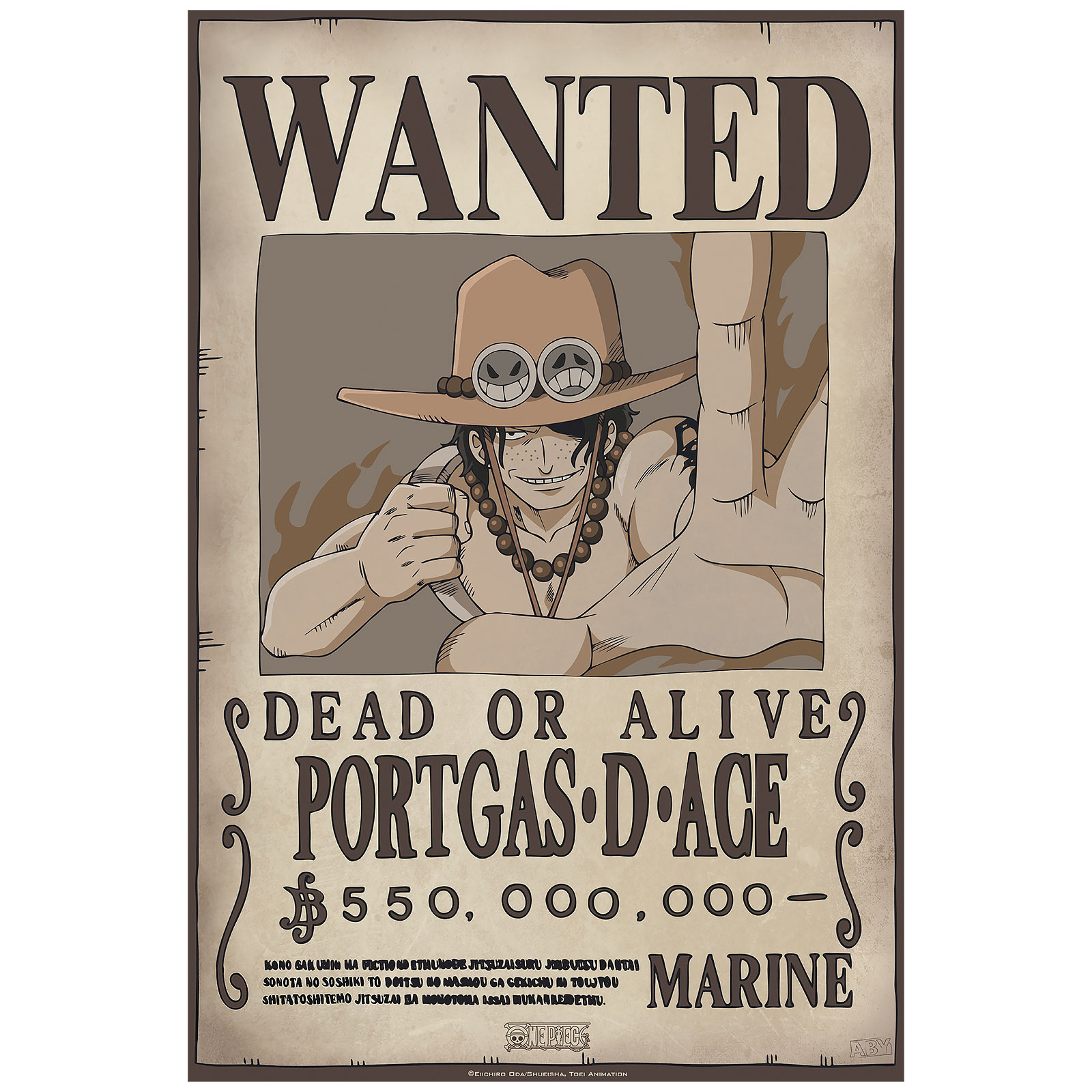 One Piece - Wanted Luffy & Ace Poster 2er Set
