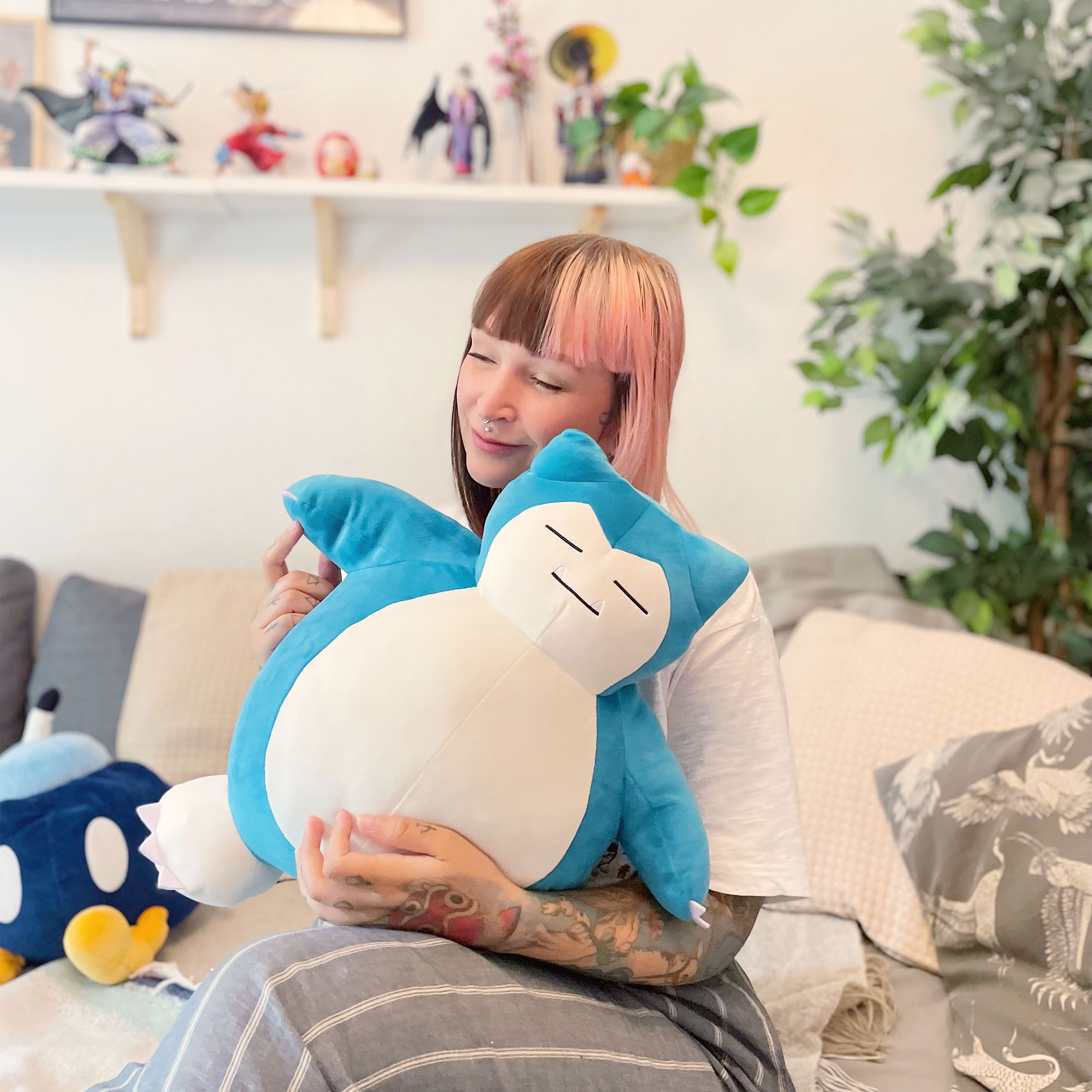 Pokemon Figura de Peluche Snorlax Durmiendo