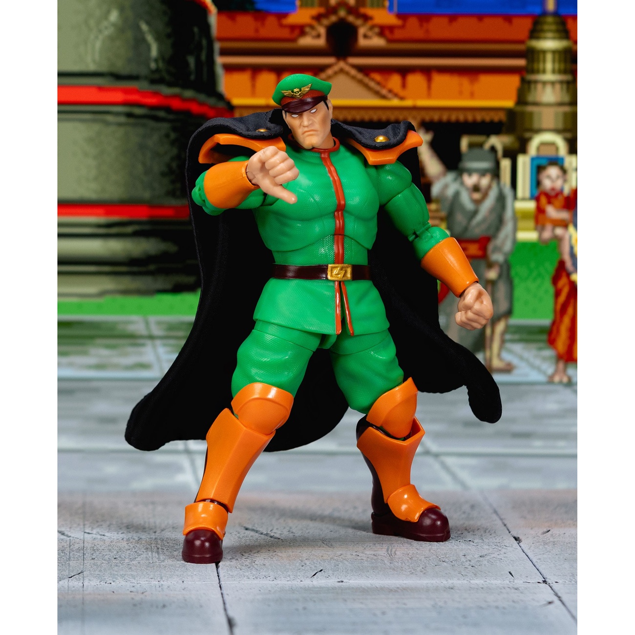 Ultra Street Fighter II: The Final Challengers Actionfigur 1/12 M. Bison Deluxe 15 cm