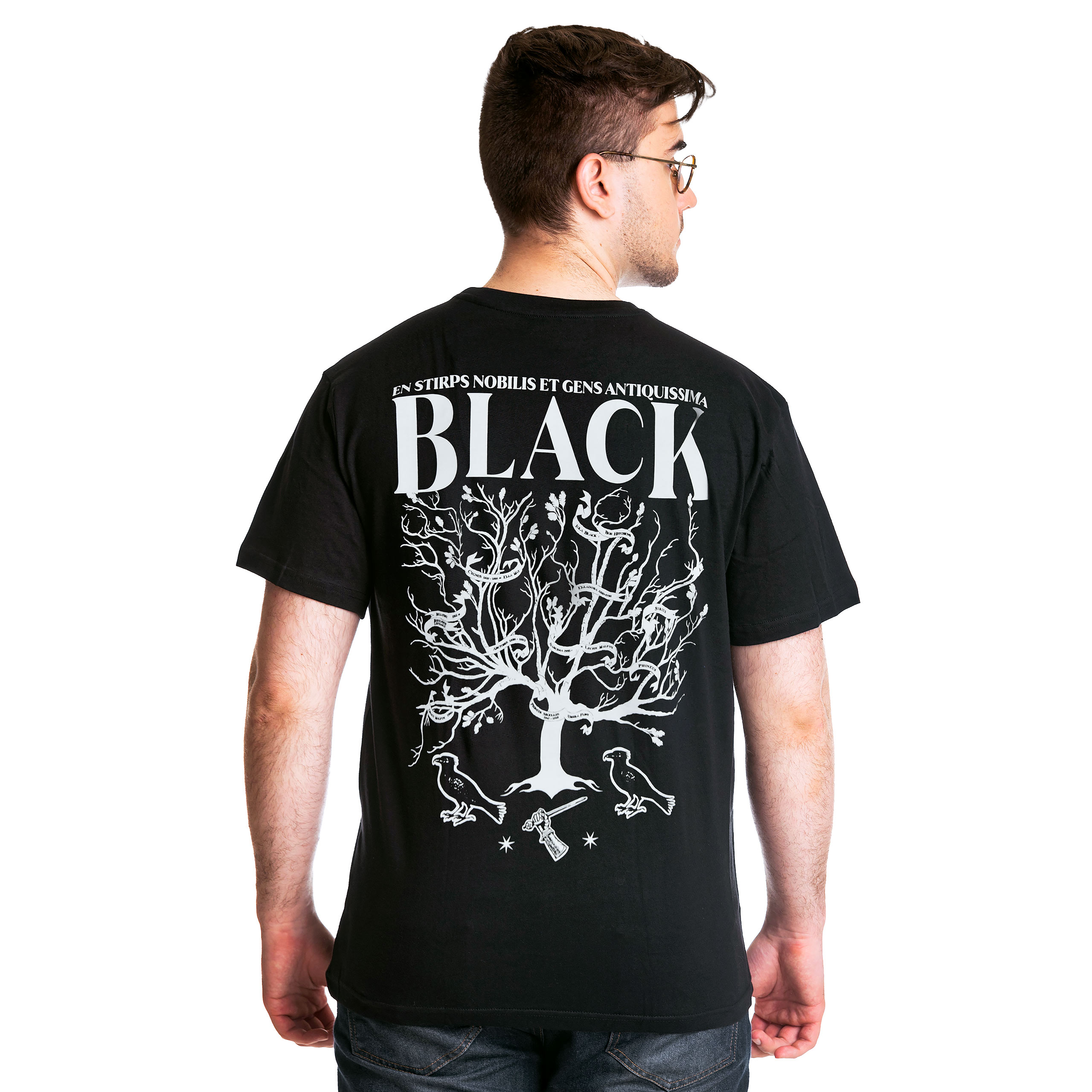 Harry Potter - T-shirt House of Black nera