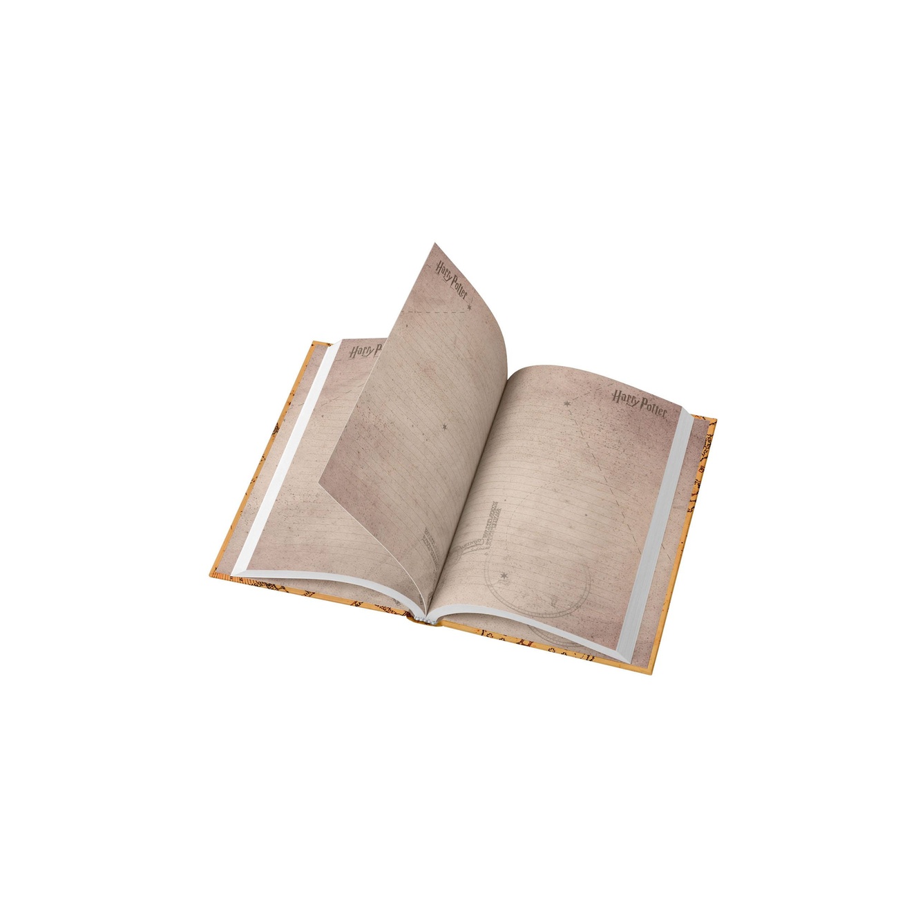 Harry Potter cuaderno con función luminosa Mapa del Merodeador