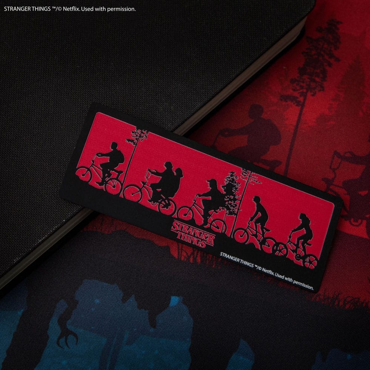 Stranger Things Lesezeichen Silhouette Metal