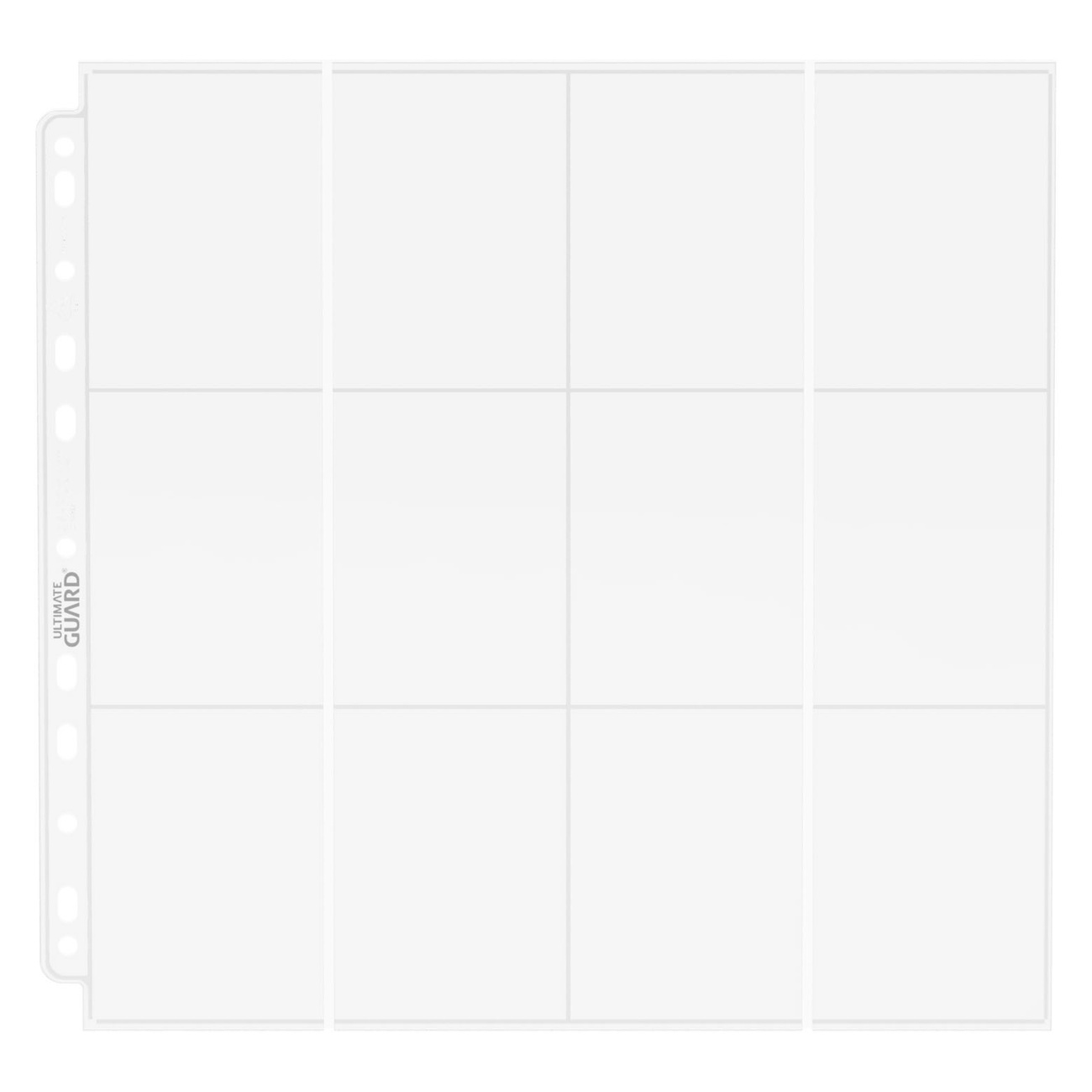 Ultimate Guard 24-Pocket QuadRow Pages Side-Loading (10) - Transparent