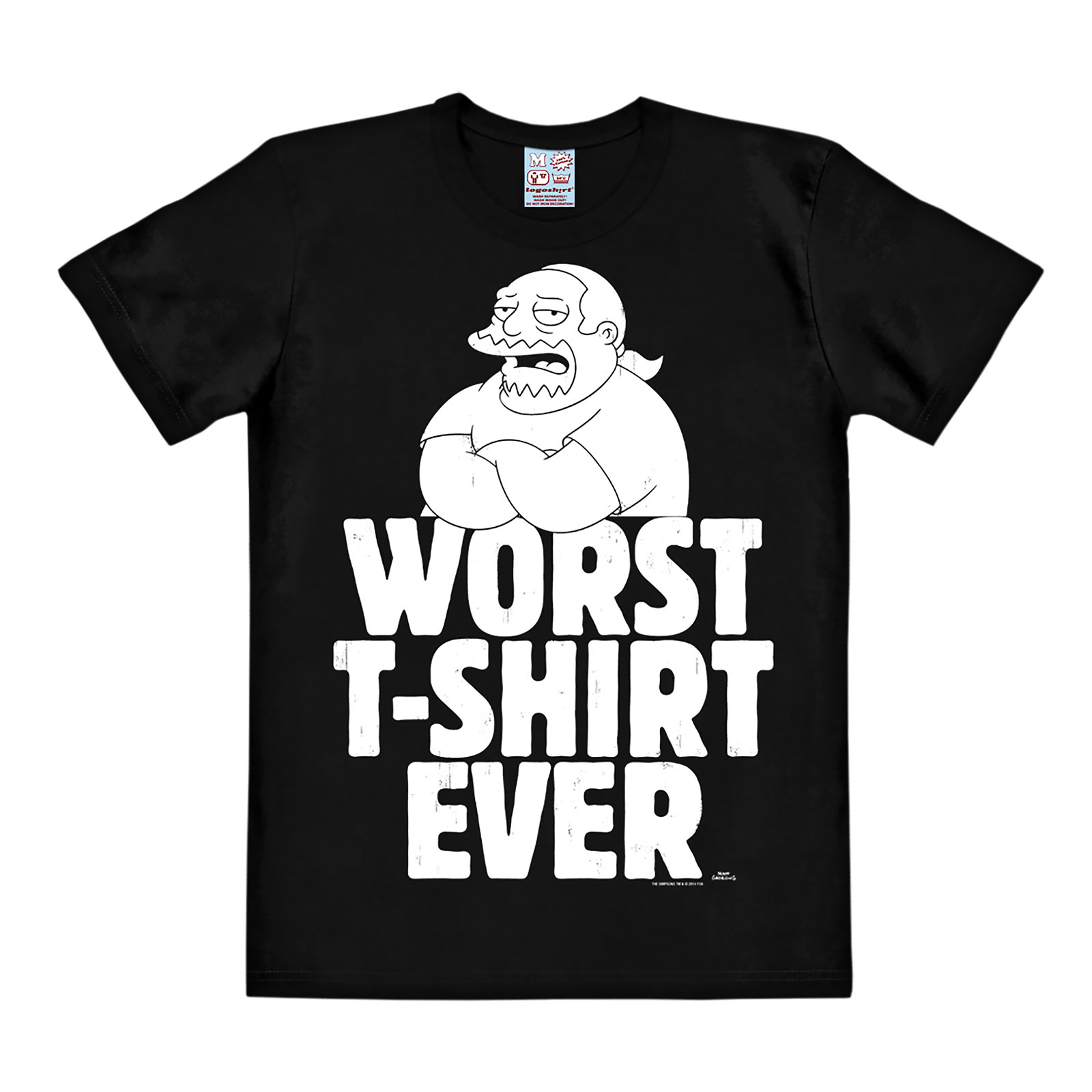 Simpsons - Worst T-Shirt Ever Black