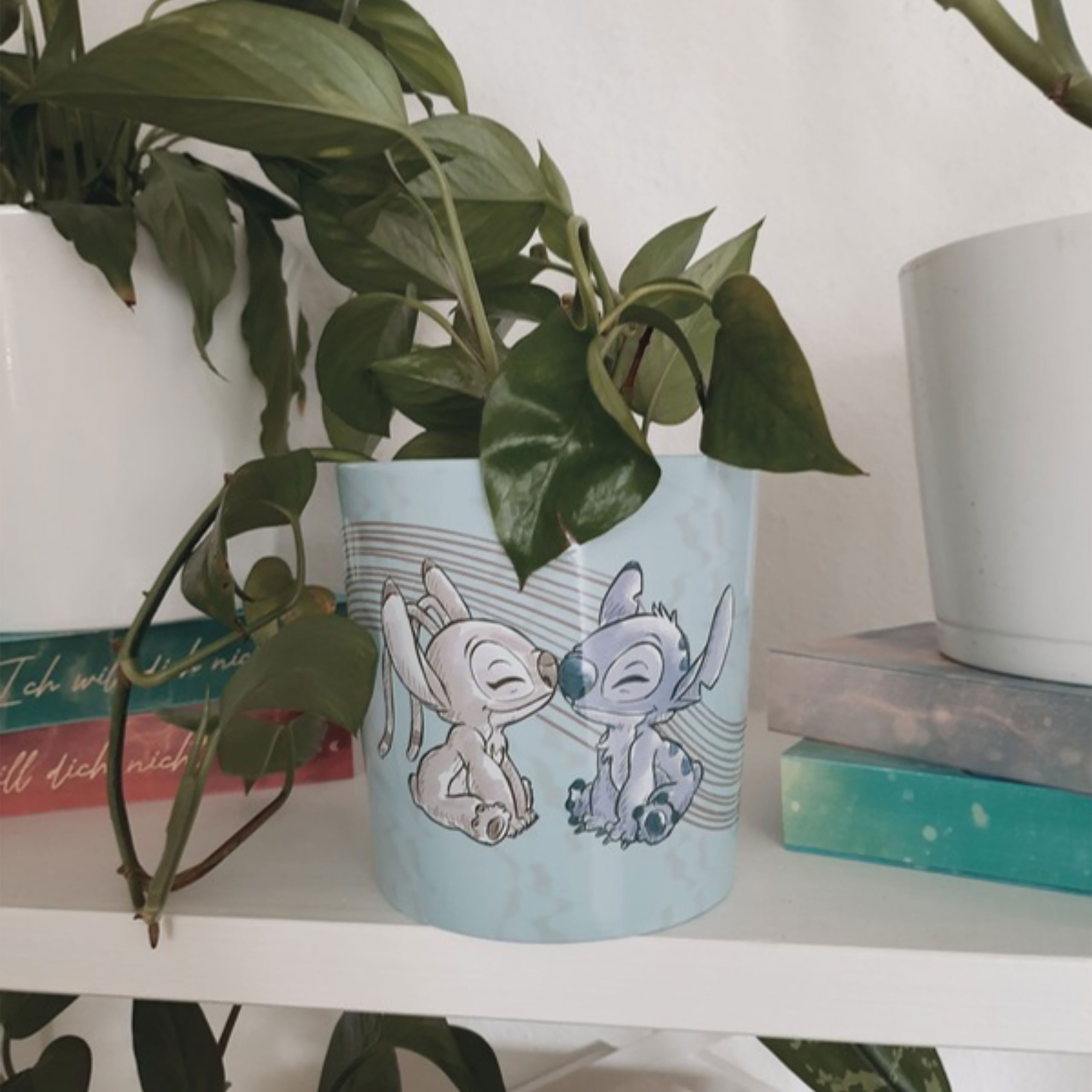 Lilo & Stitch - Vaso di fiori Angel e Stitch