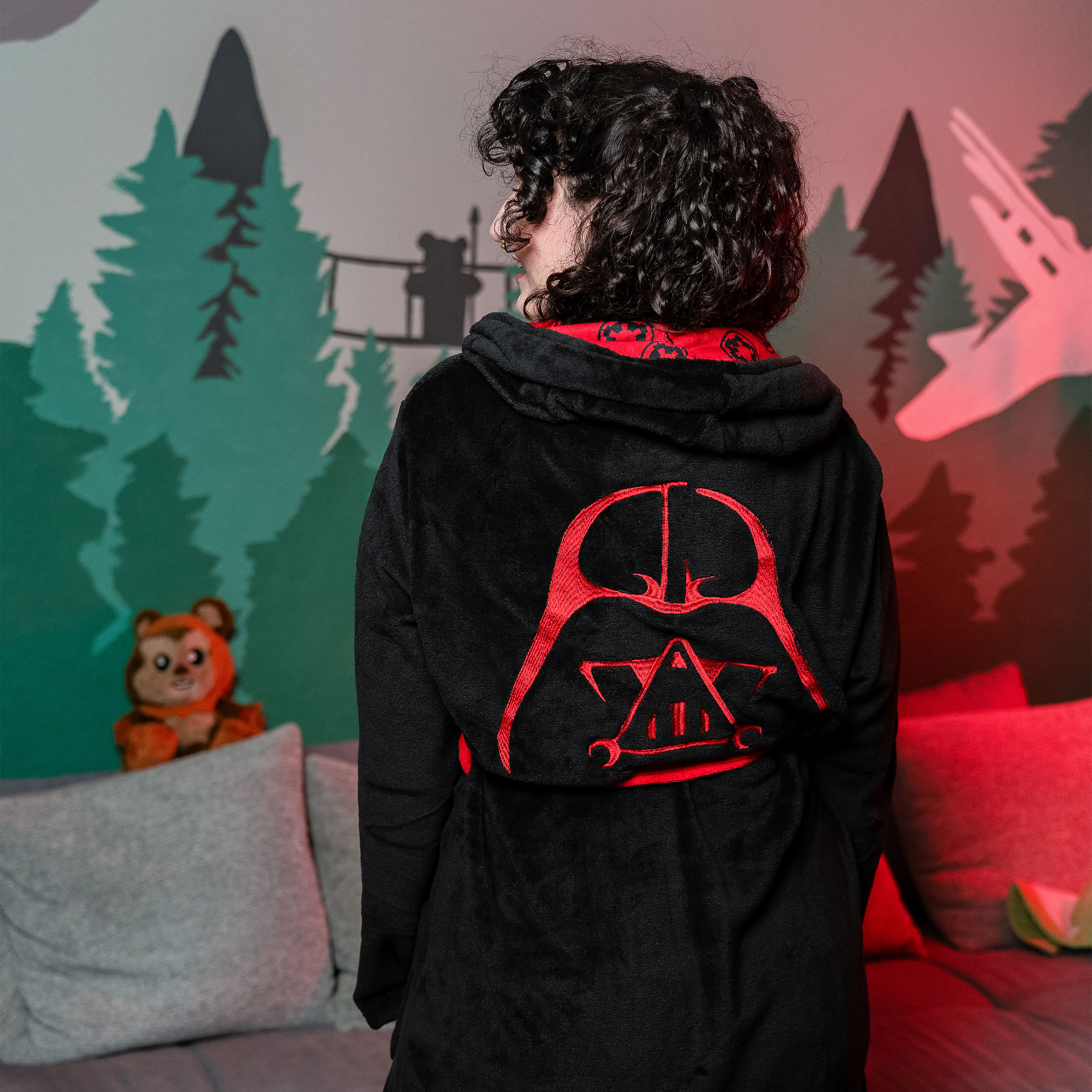 Star Wars - Accappatoio Darth Vader Nero-Rosso