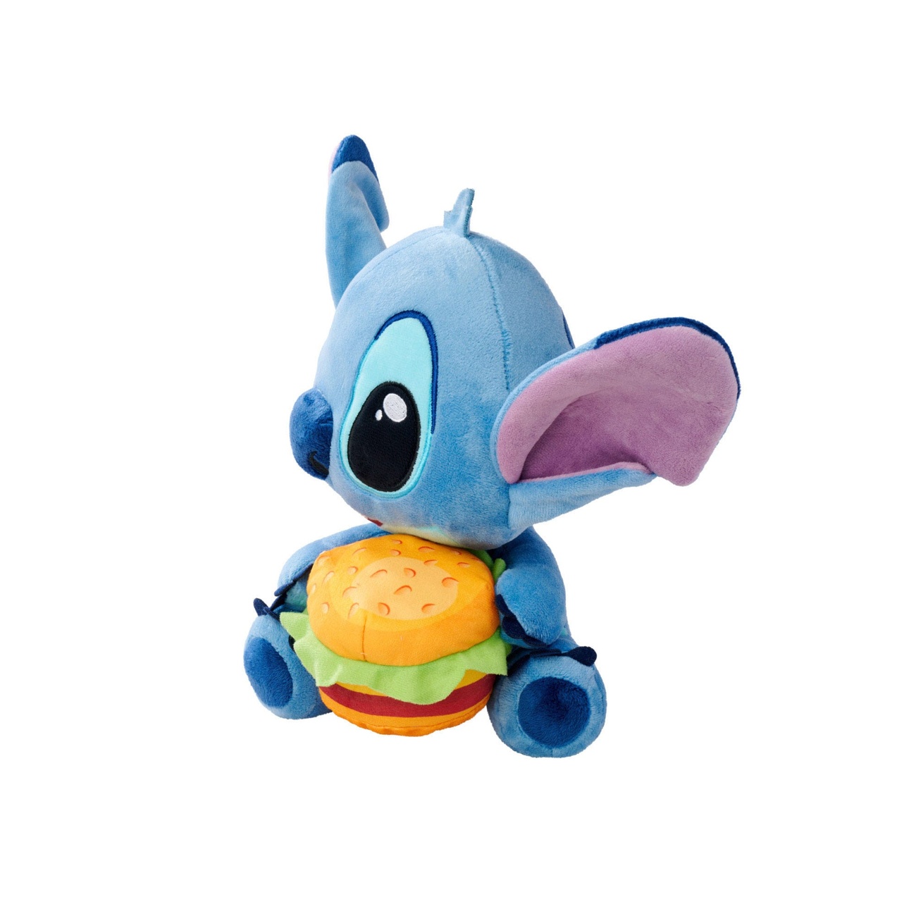 Lilo & Stitch plushfigur Stitch med hamburgare 25 cm