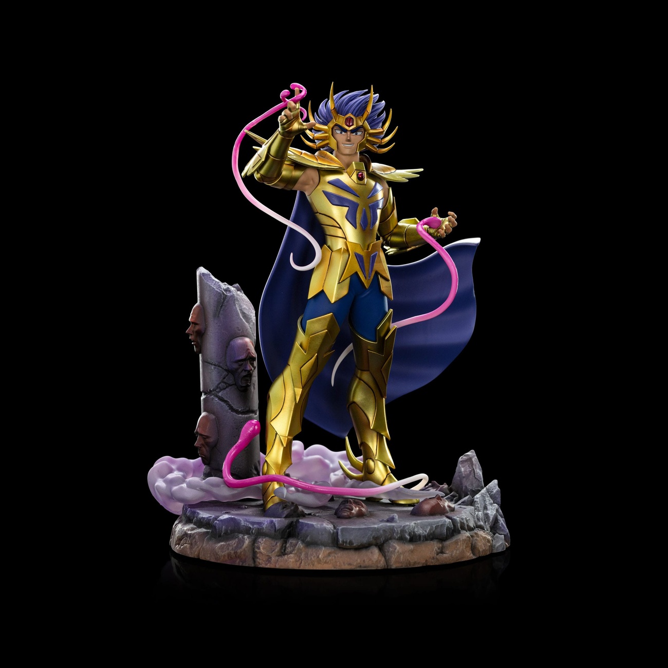 Saint Seiya Figurka Art Scale 1/10 Cancer Deathmask 23 cm