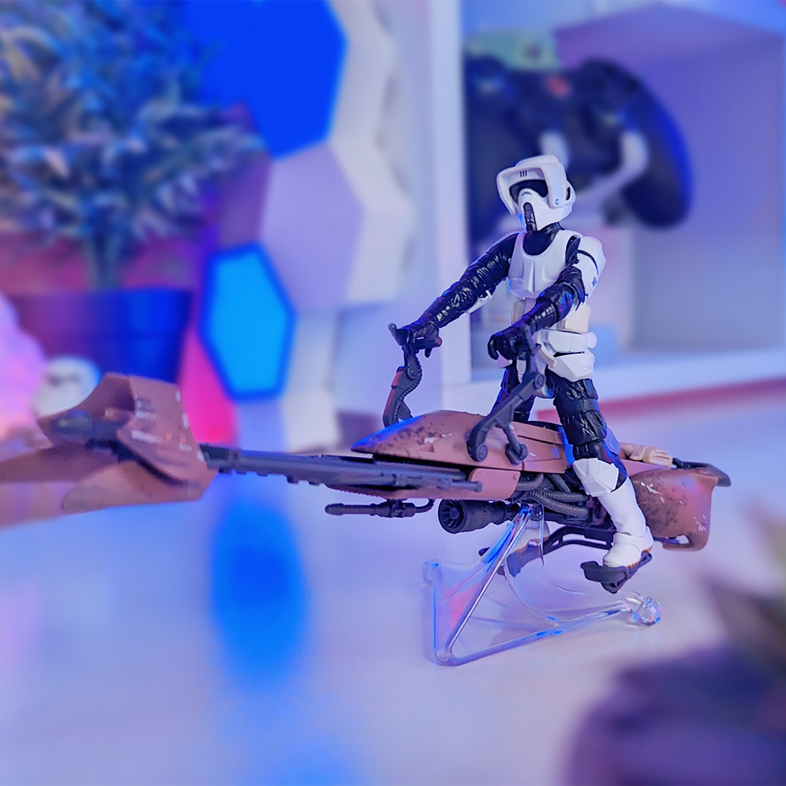 Star Wars - Speeder Bike mit Scout Trooper Actionfigur