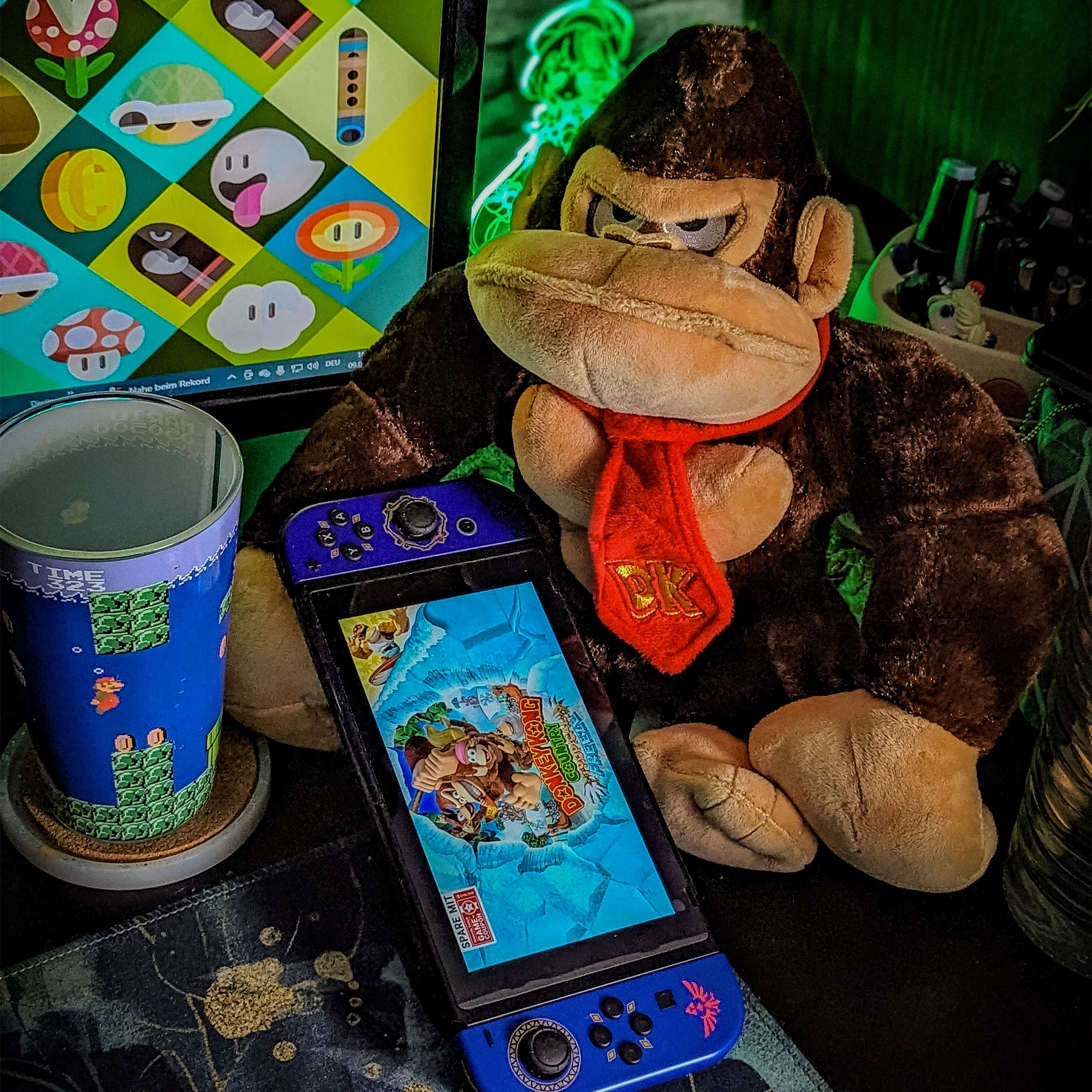 Donkey Kong Knuffel Figuur - Super Mario