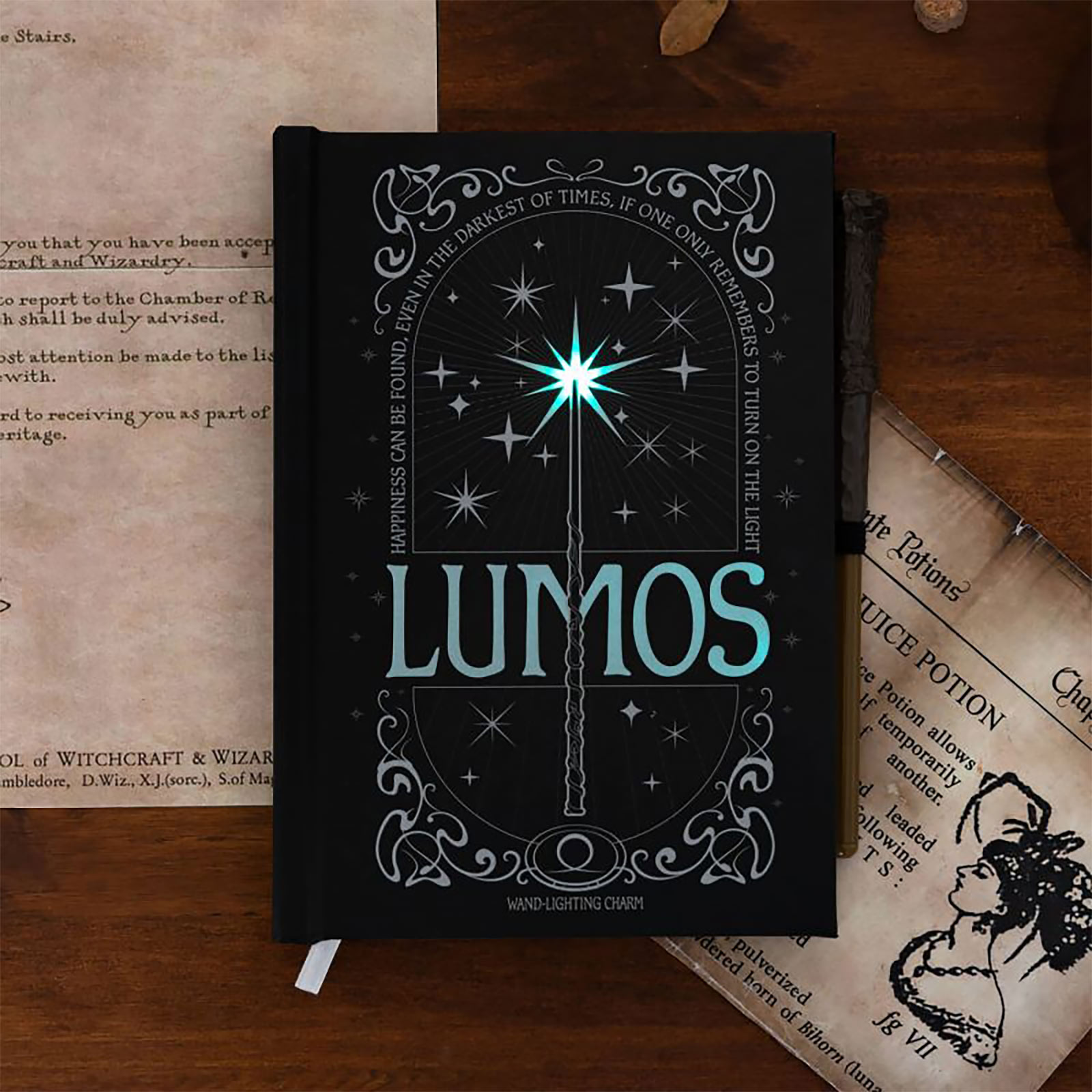 Harry Potter - Lumos Maxima Notebook with Light Effect