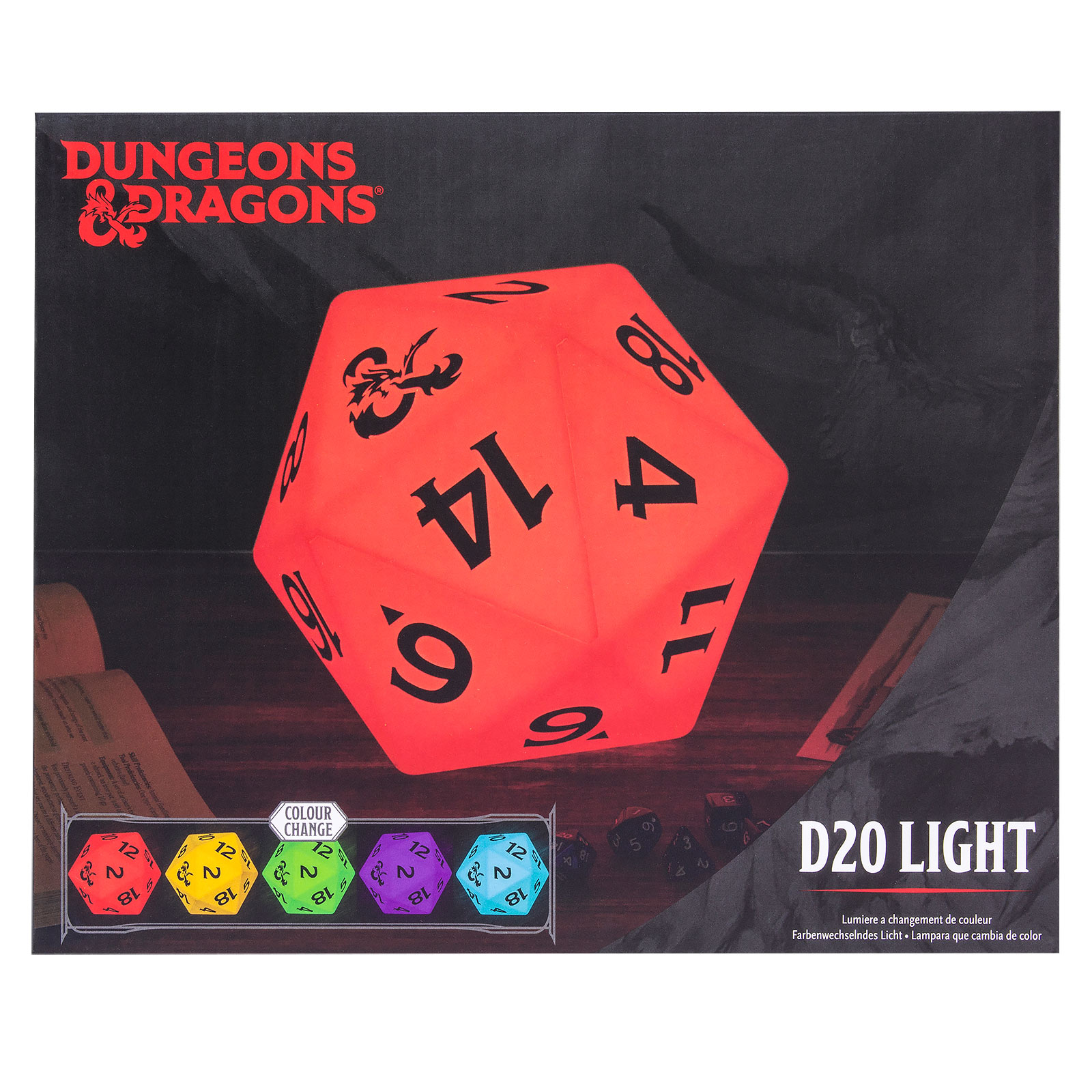 Dungeons & Dragons - D20 Würfel Tischlampe