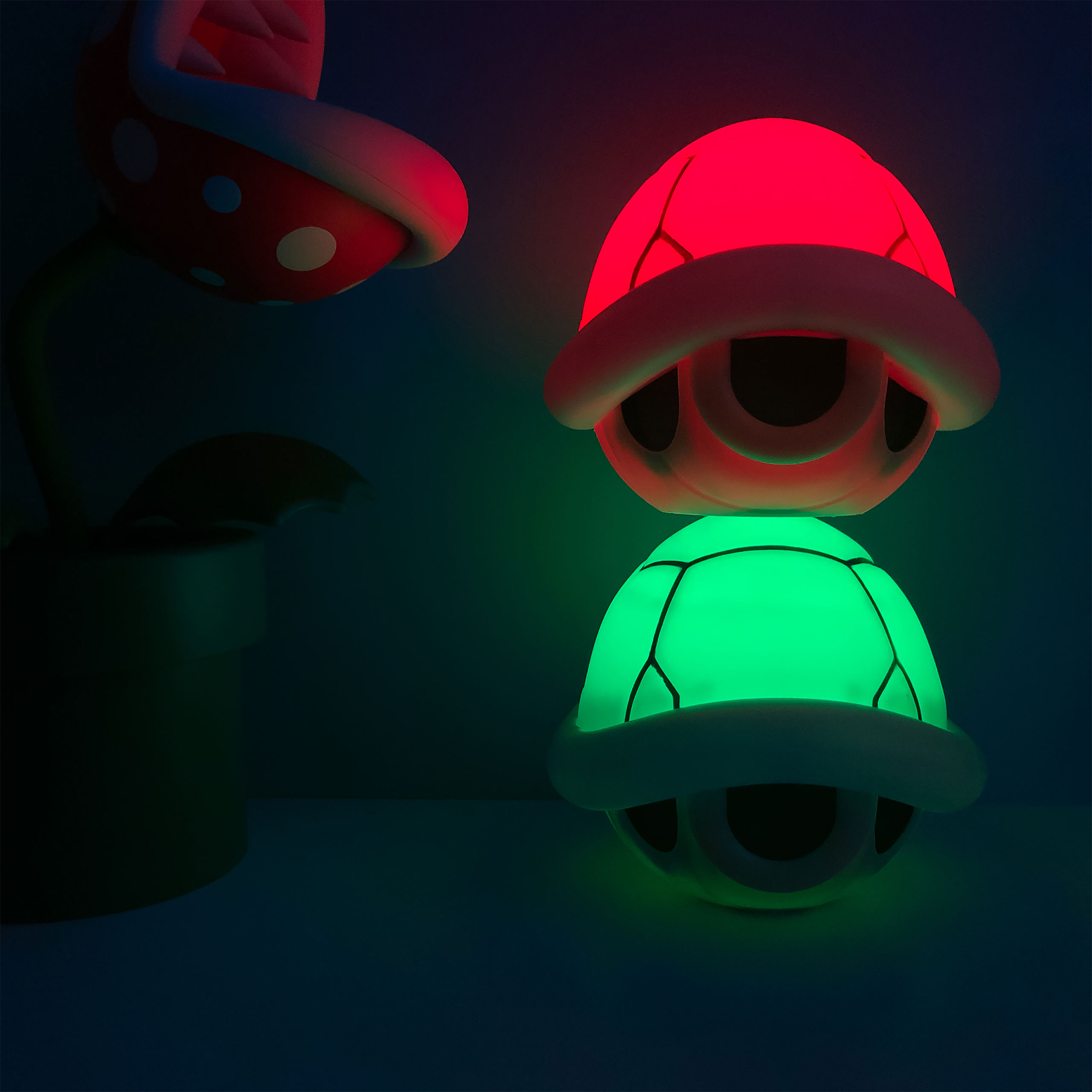 Super Mario - Lampe de table Coquille Verte avec son