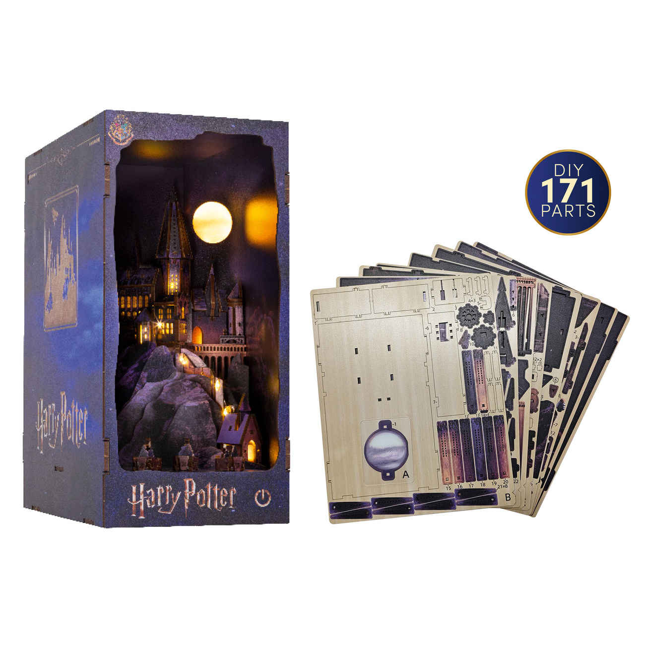 Harry Potter - Maquette Nook du château de Poudlard en bois