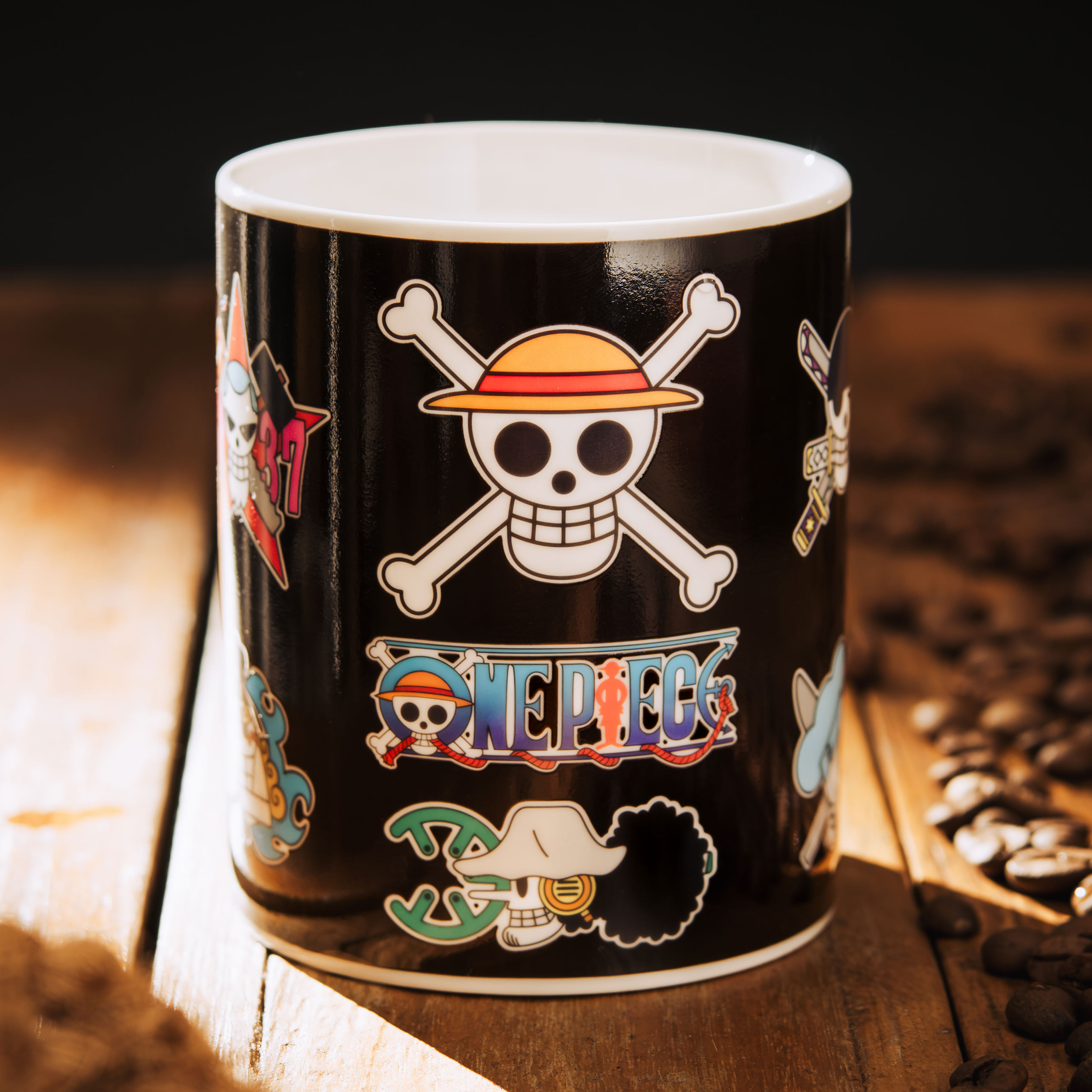 One Piece - Taza de Efecto Térmico Mapa South Blue