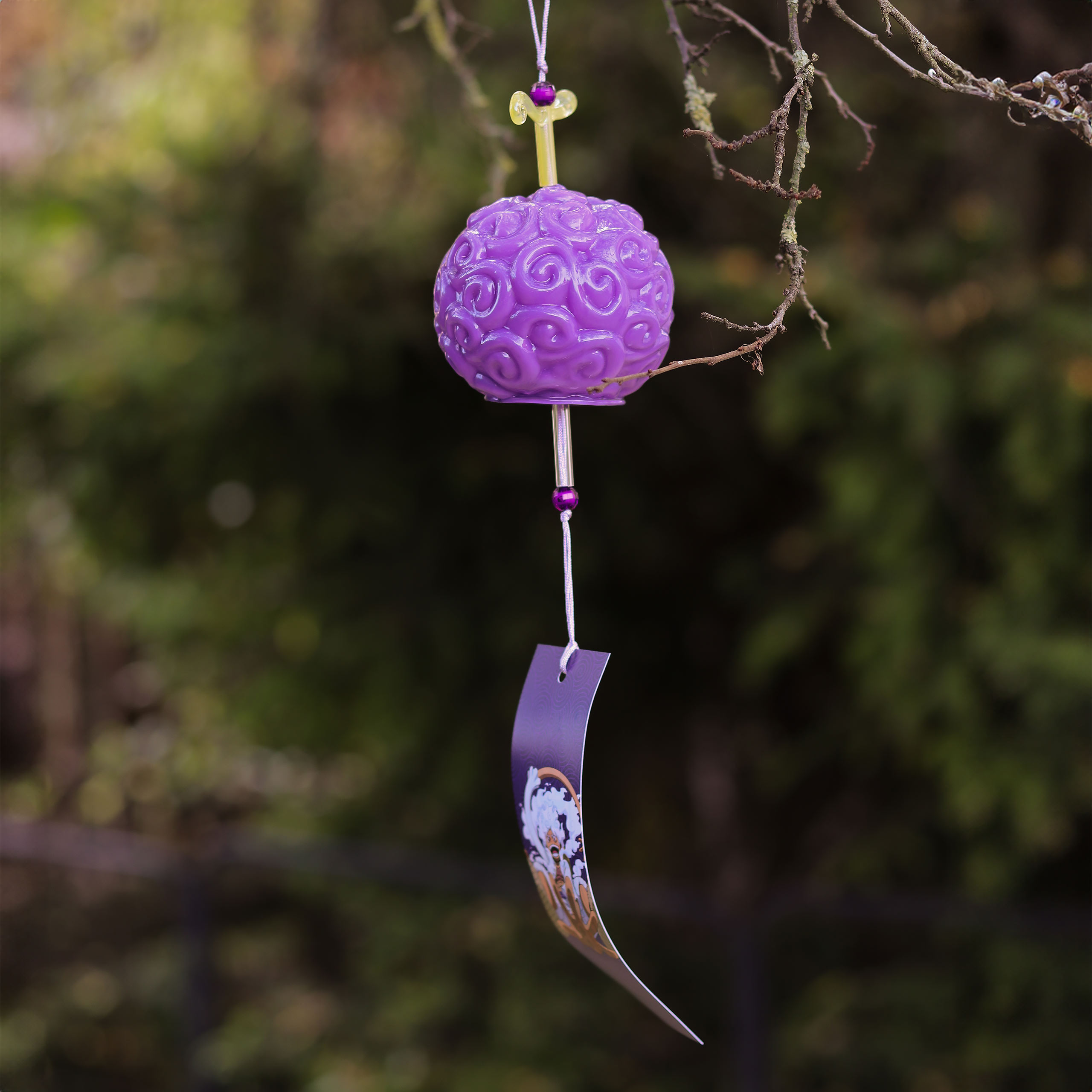 One Piece - japoński dzwonek wiatrowy z Owocem Diabła Gomu Gomu