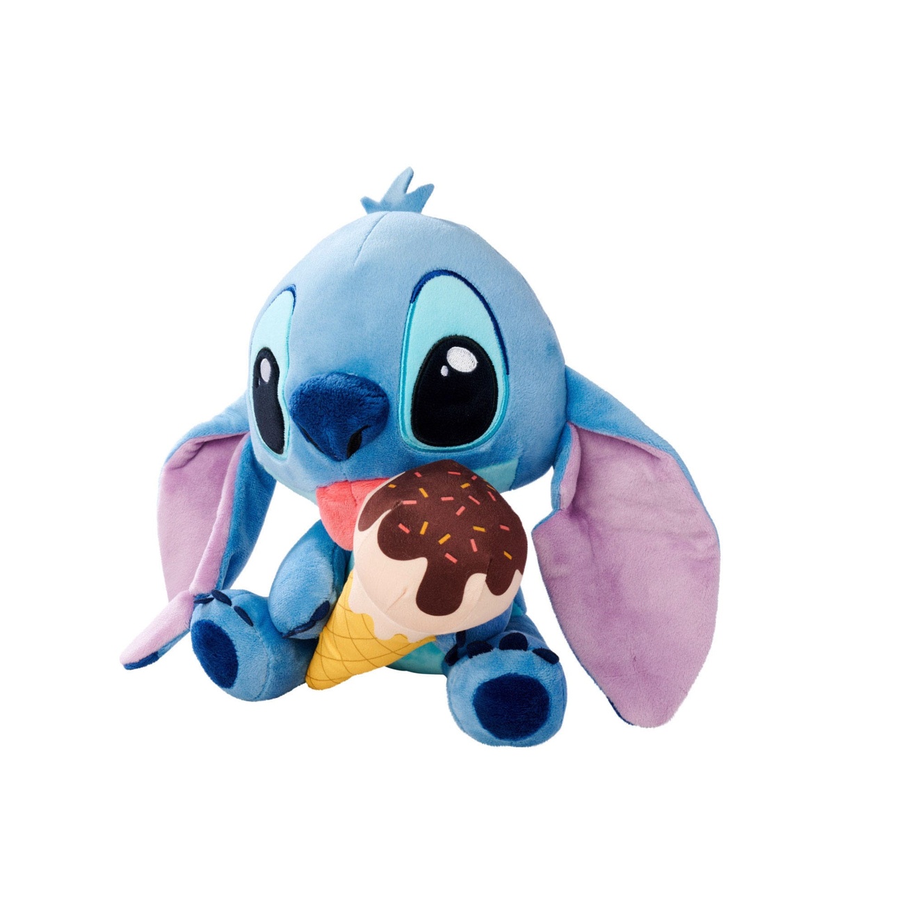 Lilo & Stitch plyschfigur Stitch med glass 25 cm