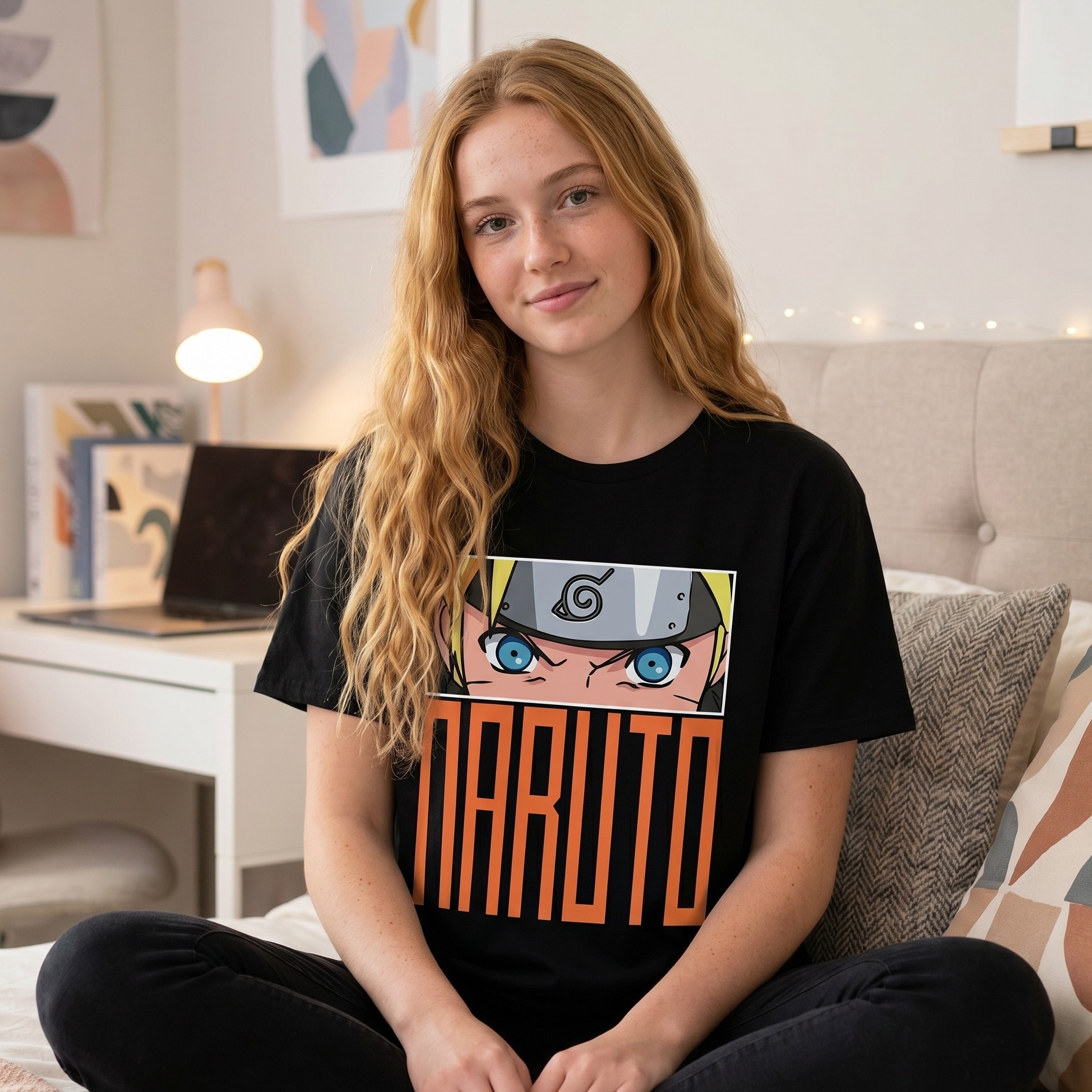 Naruto - Eyes T-Shirt black | Elbenwald
