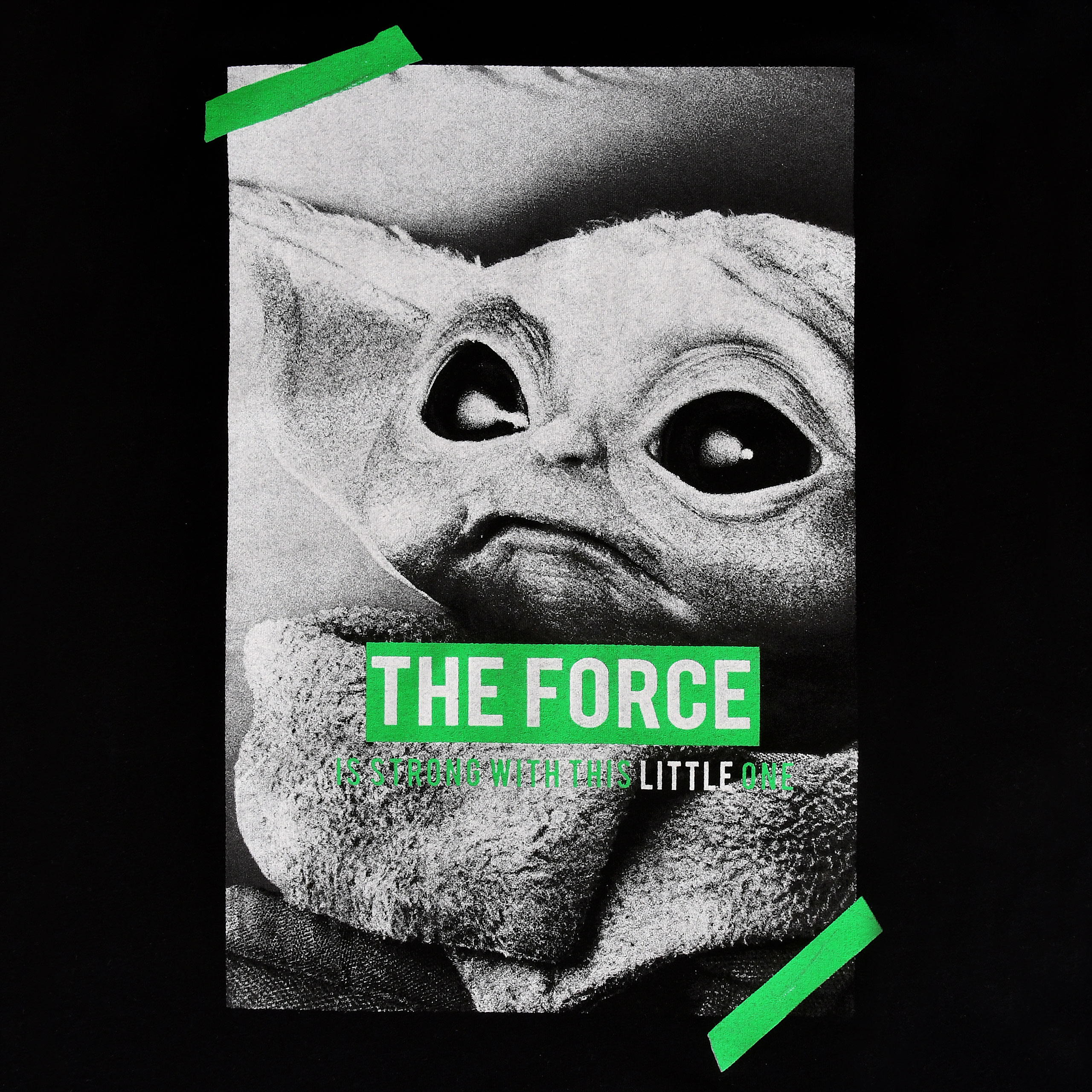 Het kind The Force T-shirt zwart - Star Wars The Mandalorian