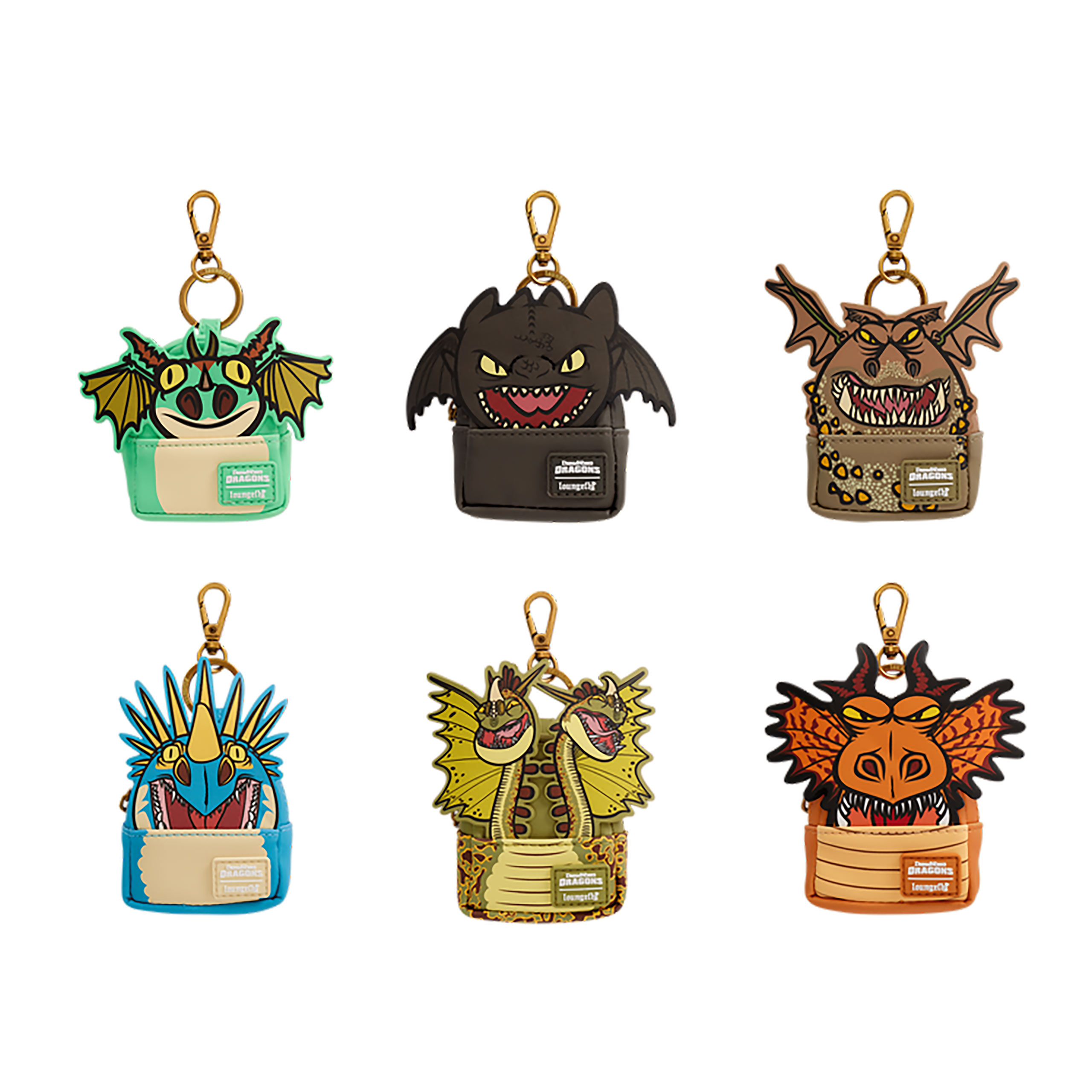 Cómo entrenar a tu dragón - Llavero de mochila misteriosa de dragón