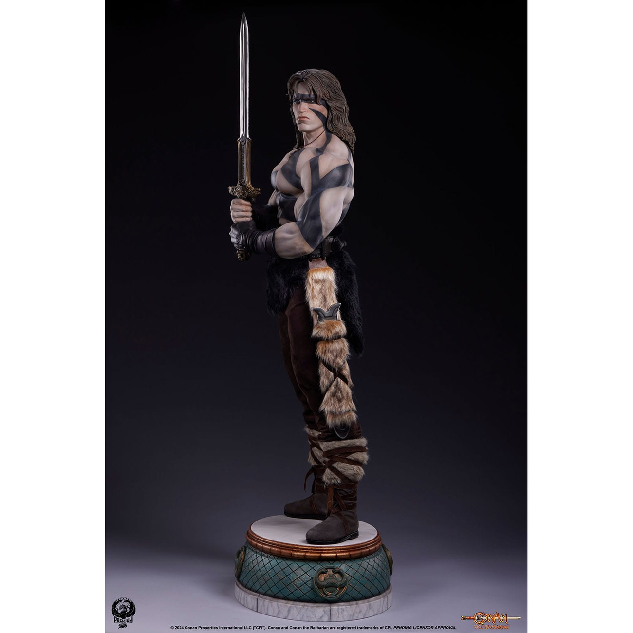 Conan il Barbaro Statua Elite Series 1/2 Conan Warpaint