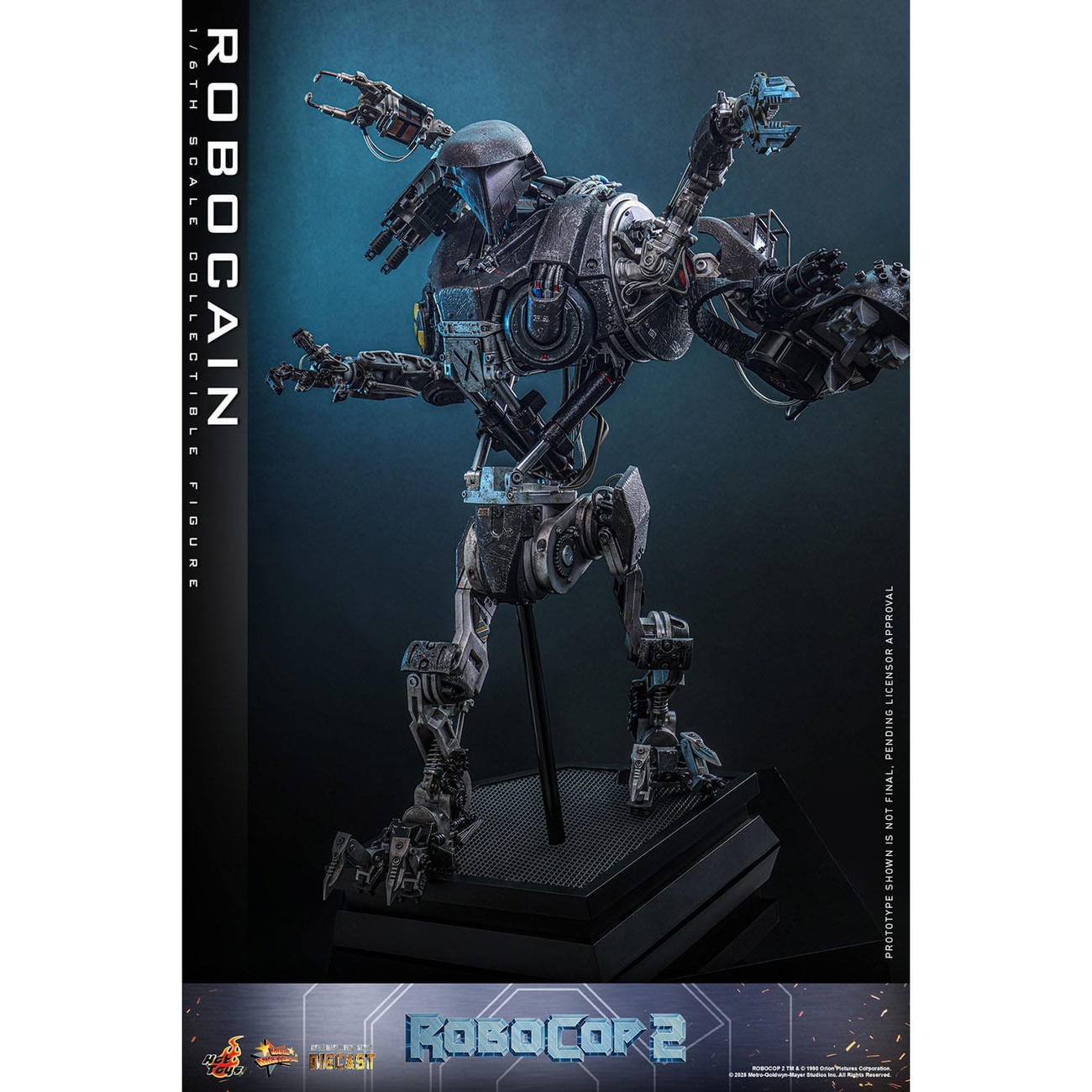 Robocain Design RoboCop 2 - RoboCain Masterpiece 1:6 Scale Action Figure | Elbenwald