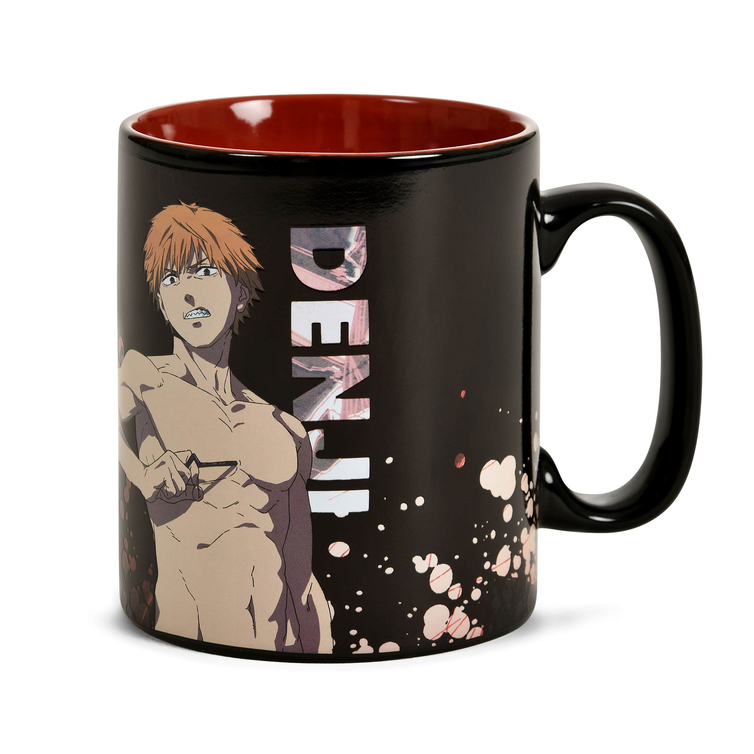 Chainsaw Man - Taza de Efecto Térmico Denji y Aki