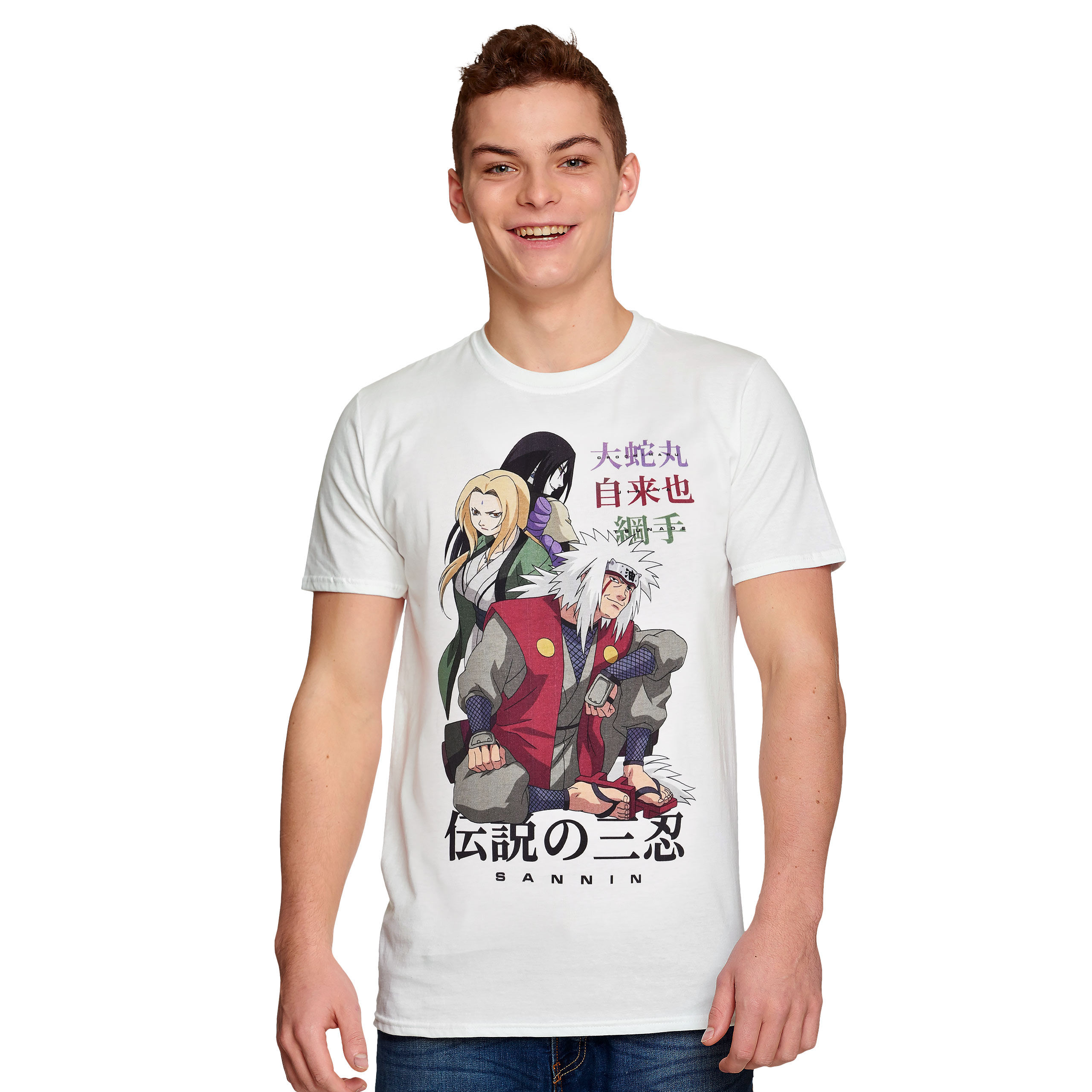 Naruto - Sannin Crew T-Shirt weiß