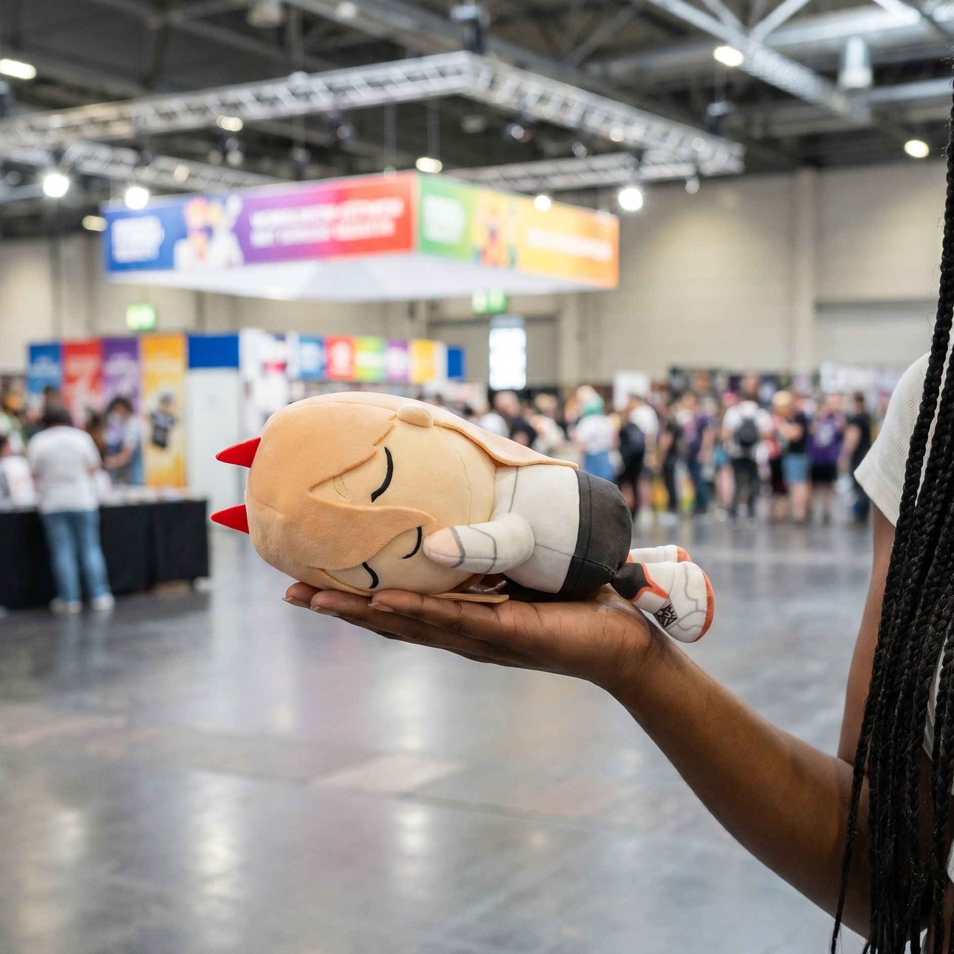 Chainsaw Man - Power durmiendo Figura de peluche Mocchi-Mocchi
