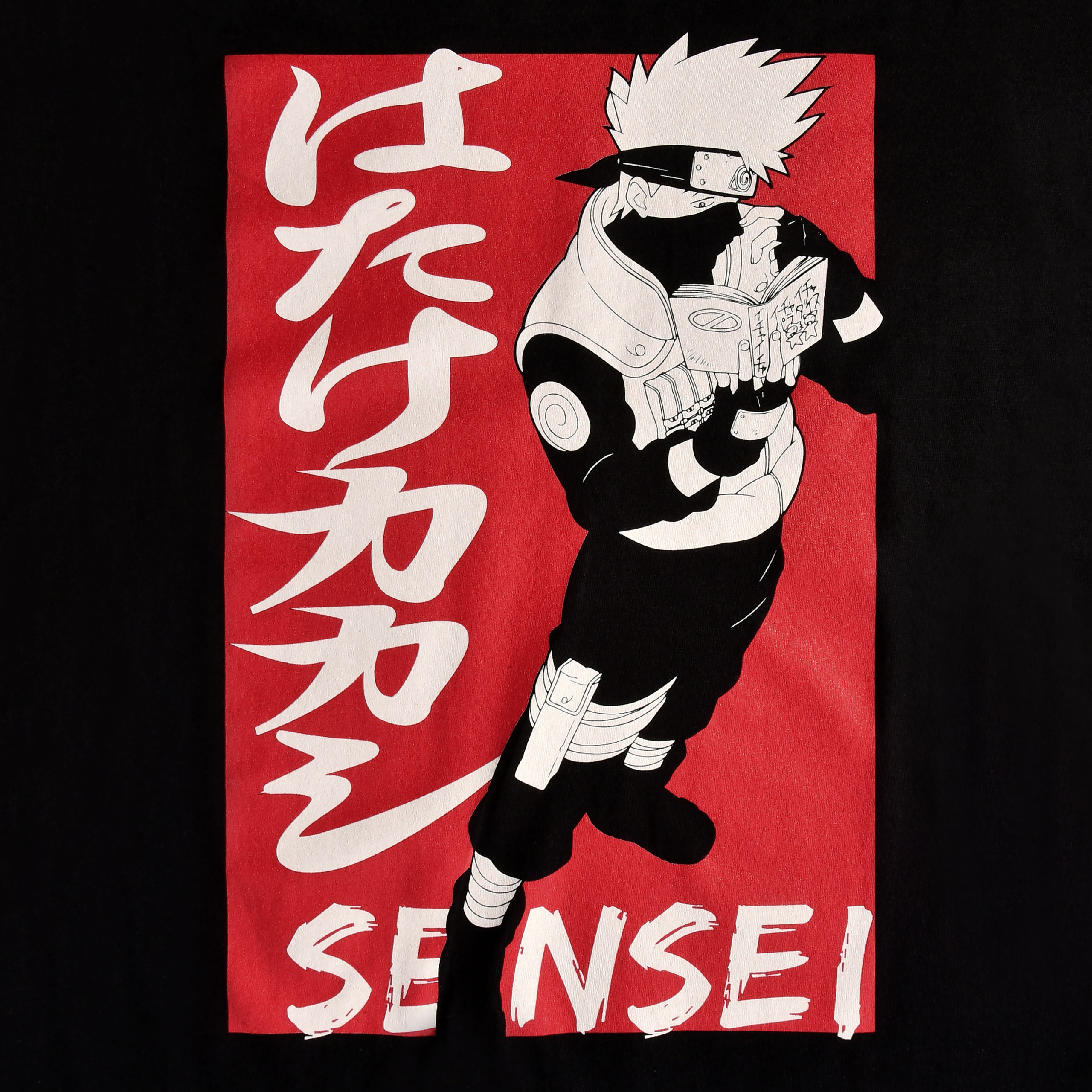 Naruto - Kakashi Sensei T-shirt zwart
