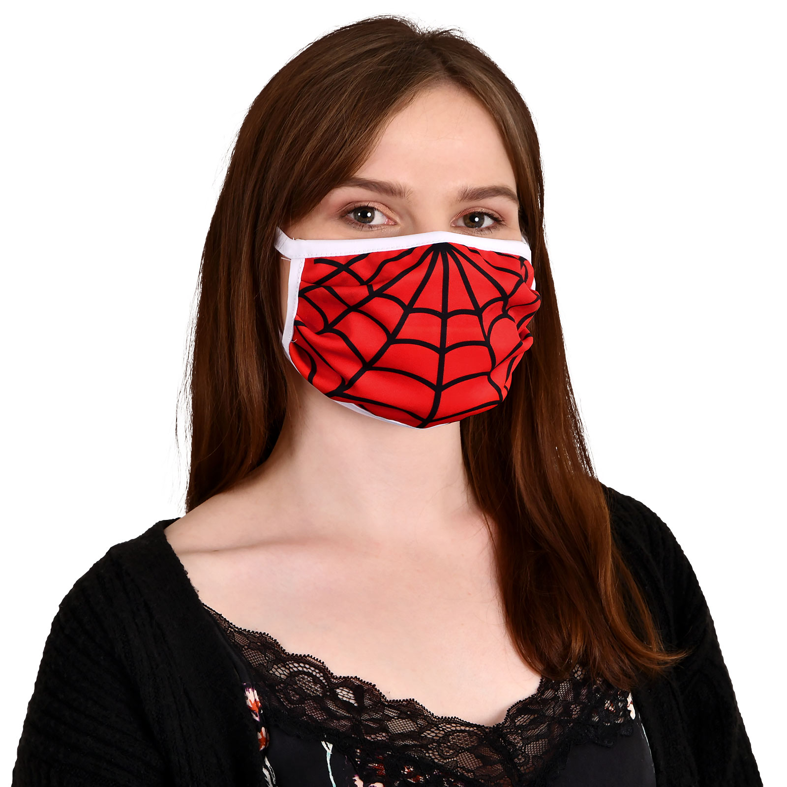 Spinnenweb Gezichtsmasker voor Spider-Man Fans