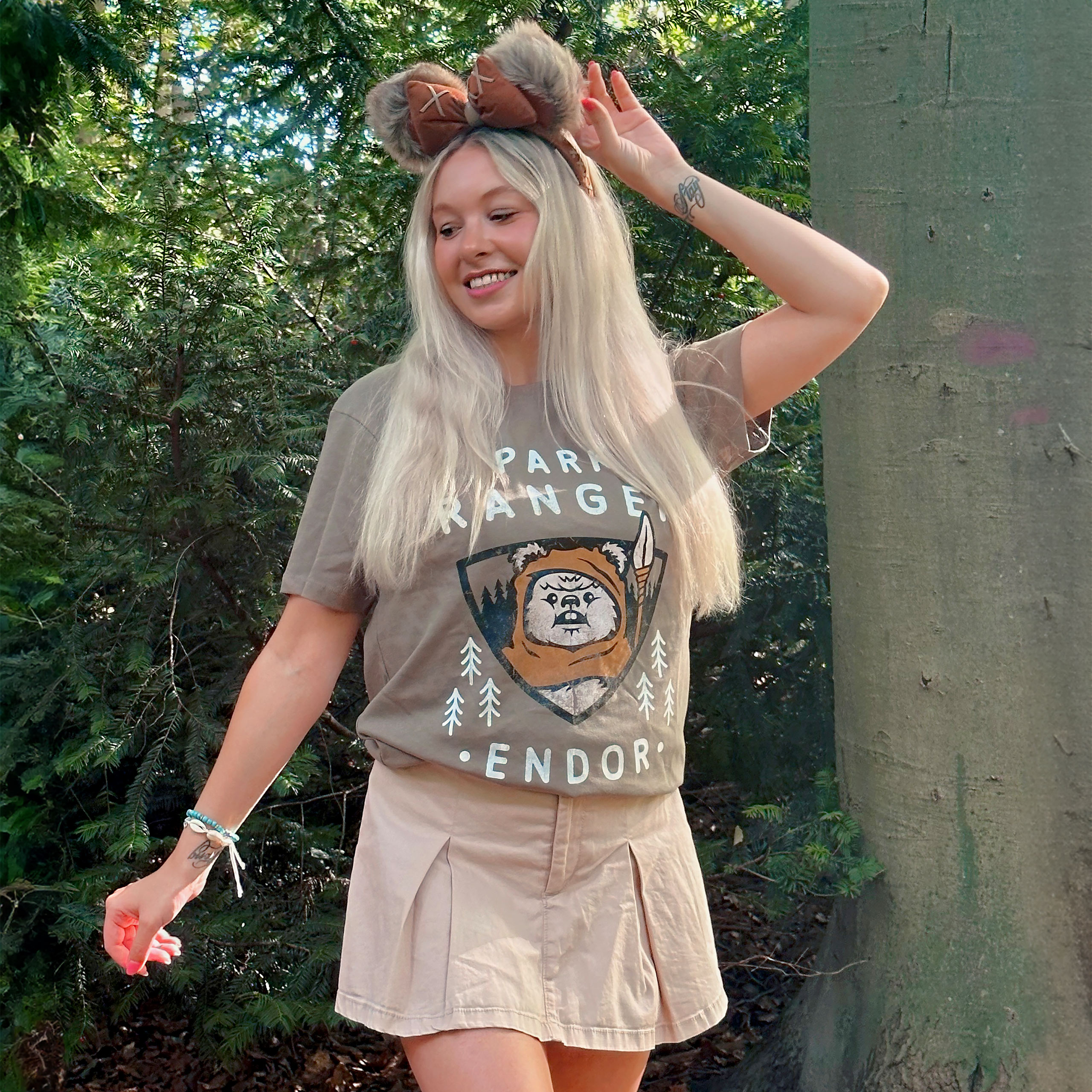 Star Wars - Ewok Park Ranger T-Shirt oliv