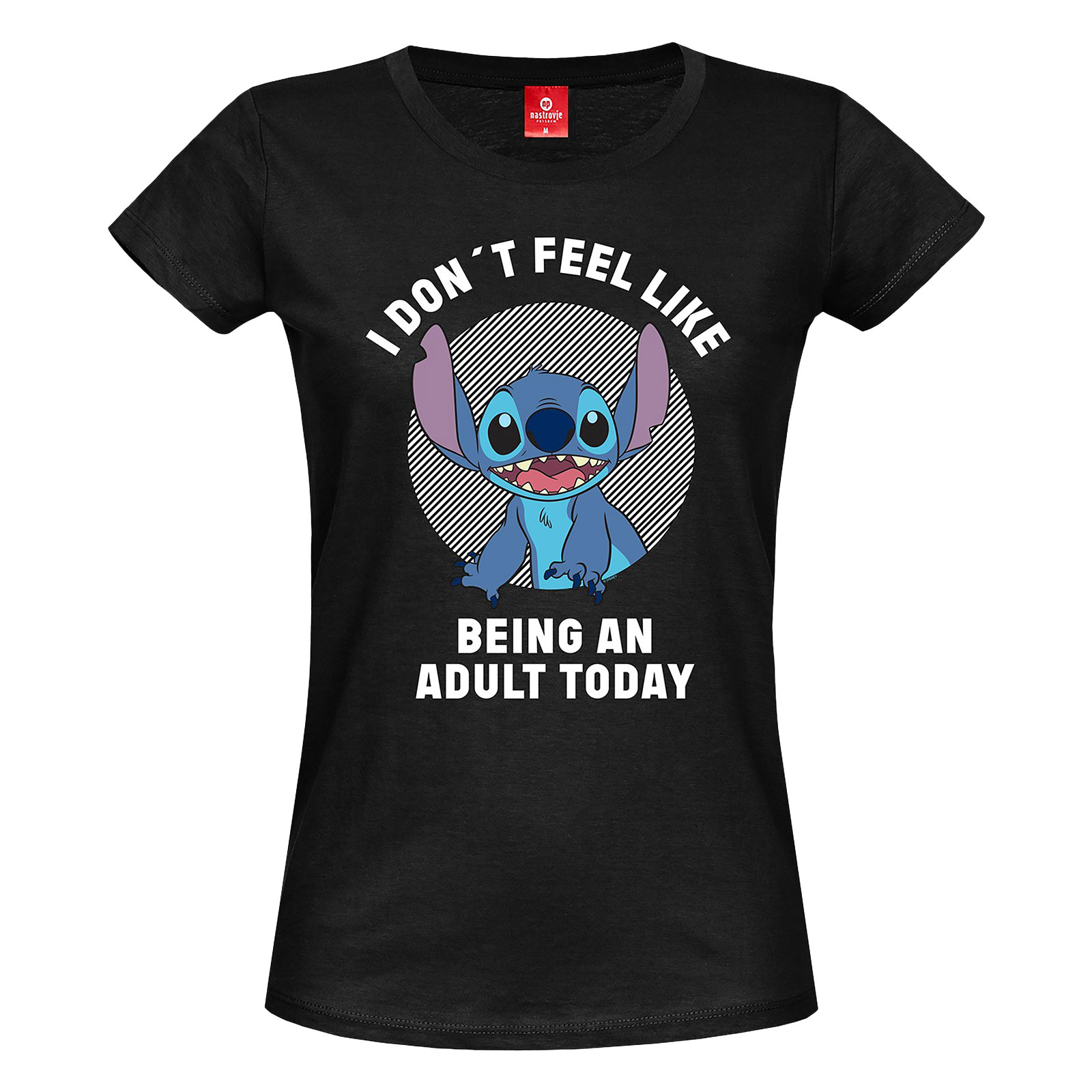 Lilo & Stitch - Geen Volwassen Dames T-shirt Zwart
