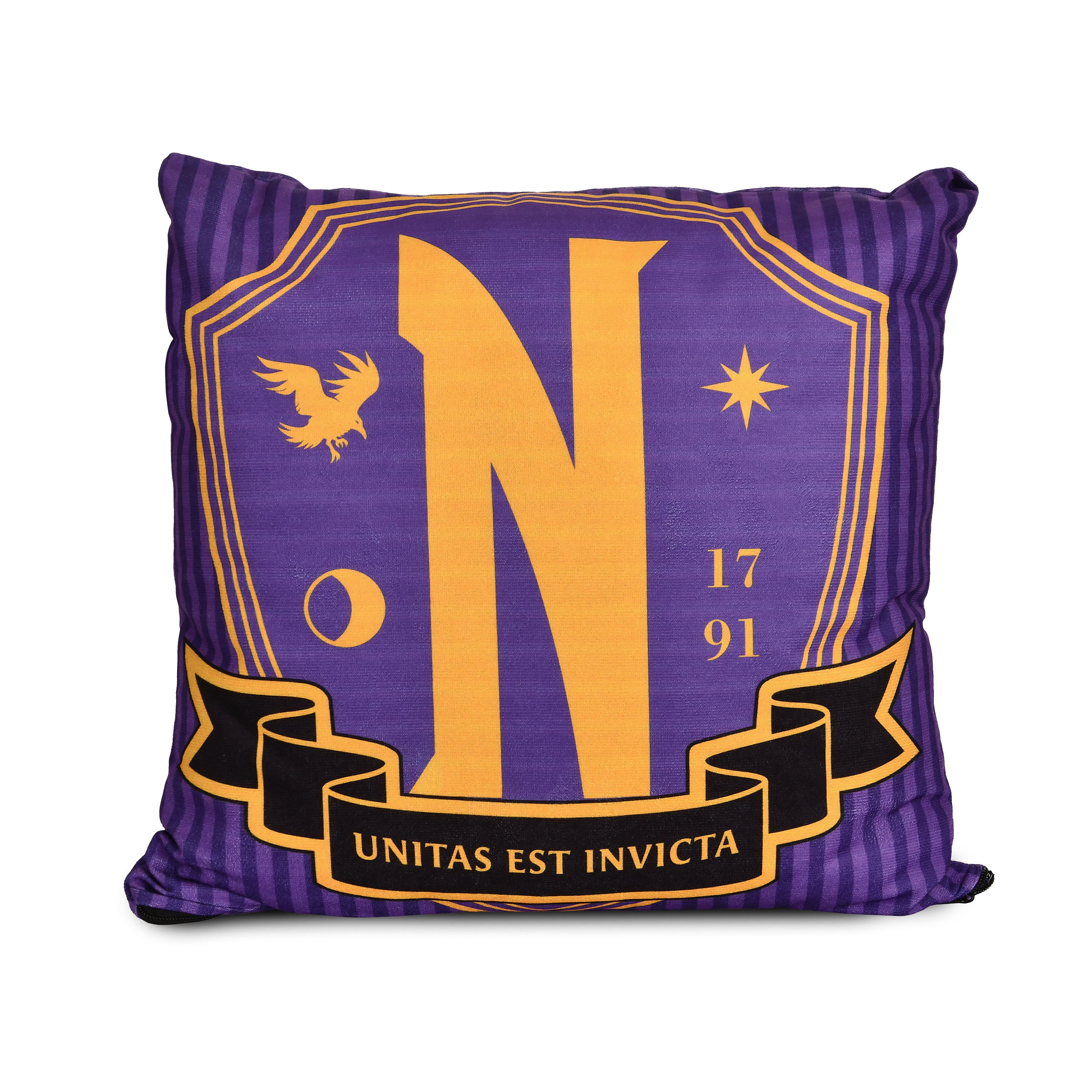 Wednesday - Nevermore Academy Logo Cushion