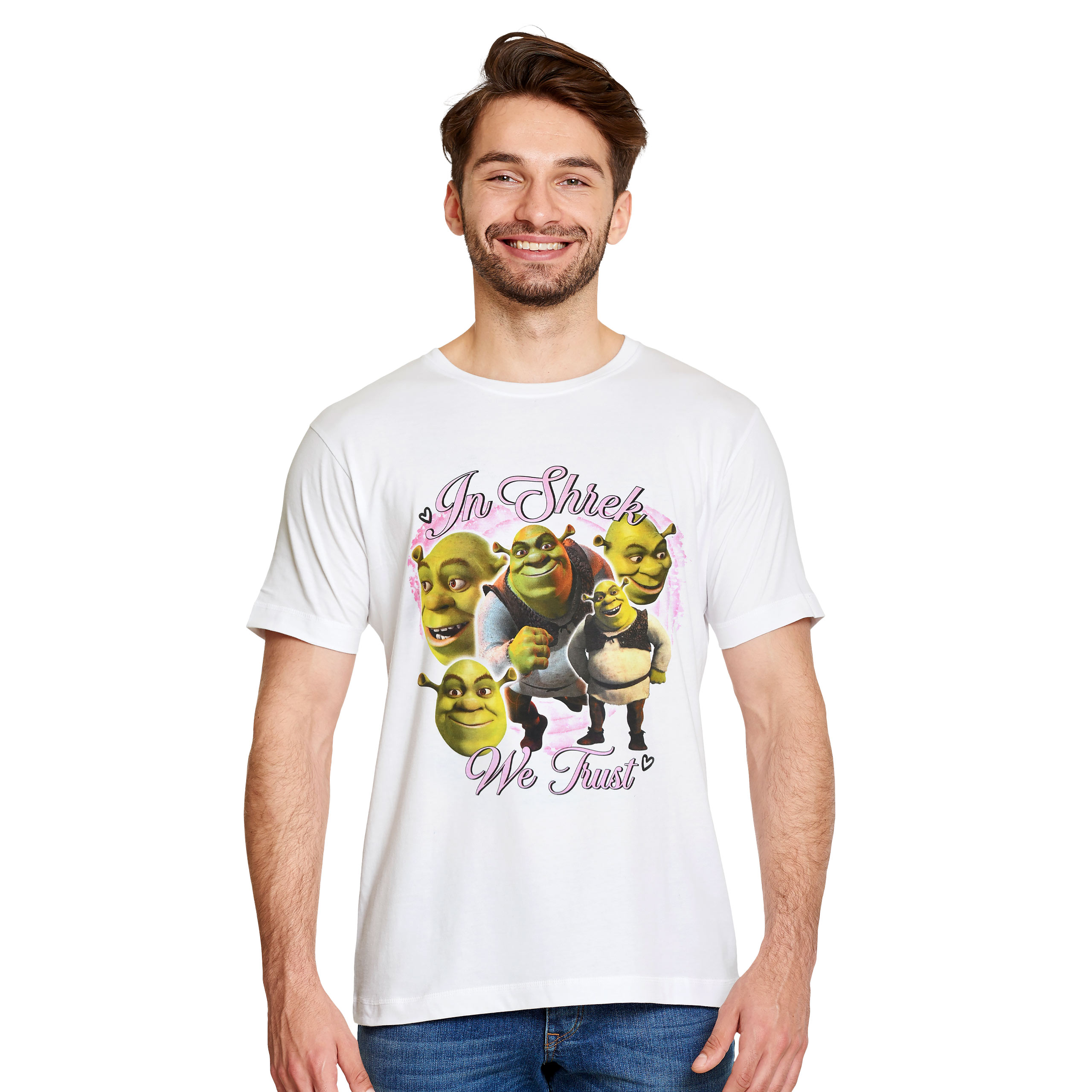 Shrek - In Shrek We Trust T-Shirt weiß