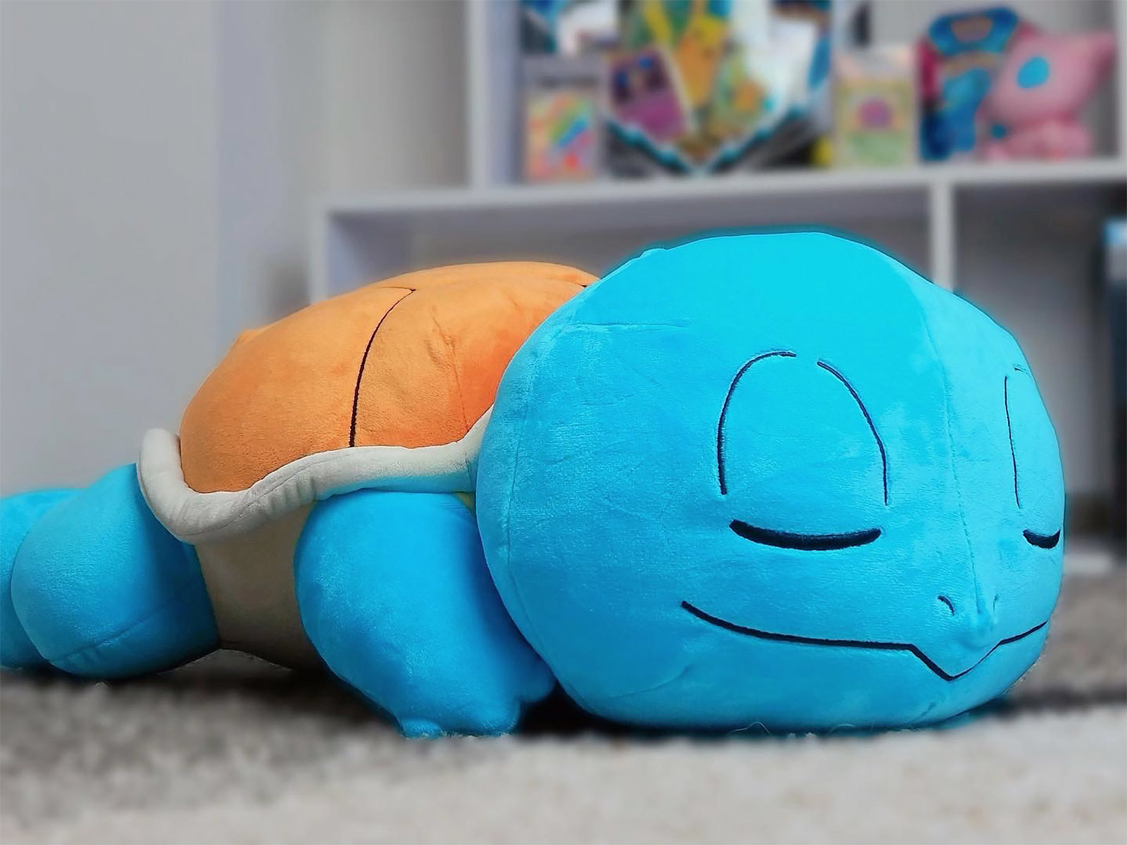 Pokemon - Figurine en peluche Squirtle endormi