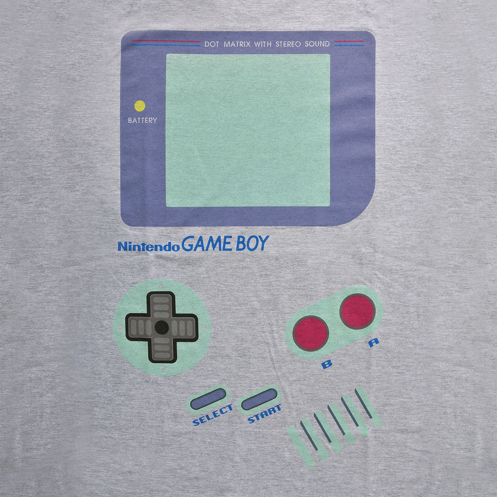 Nintendo - Game Boy T-Shirt grau
