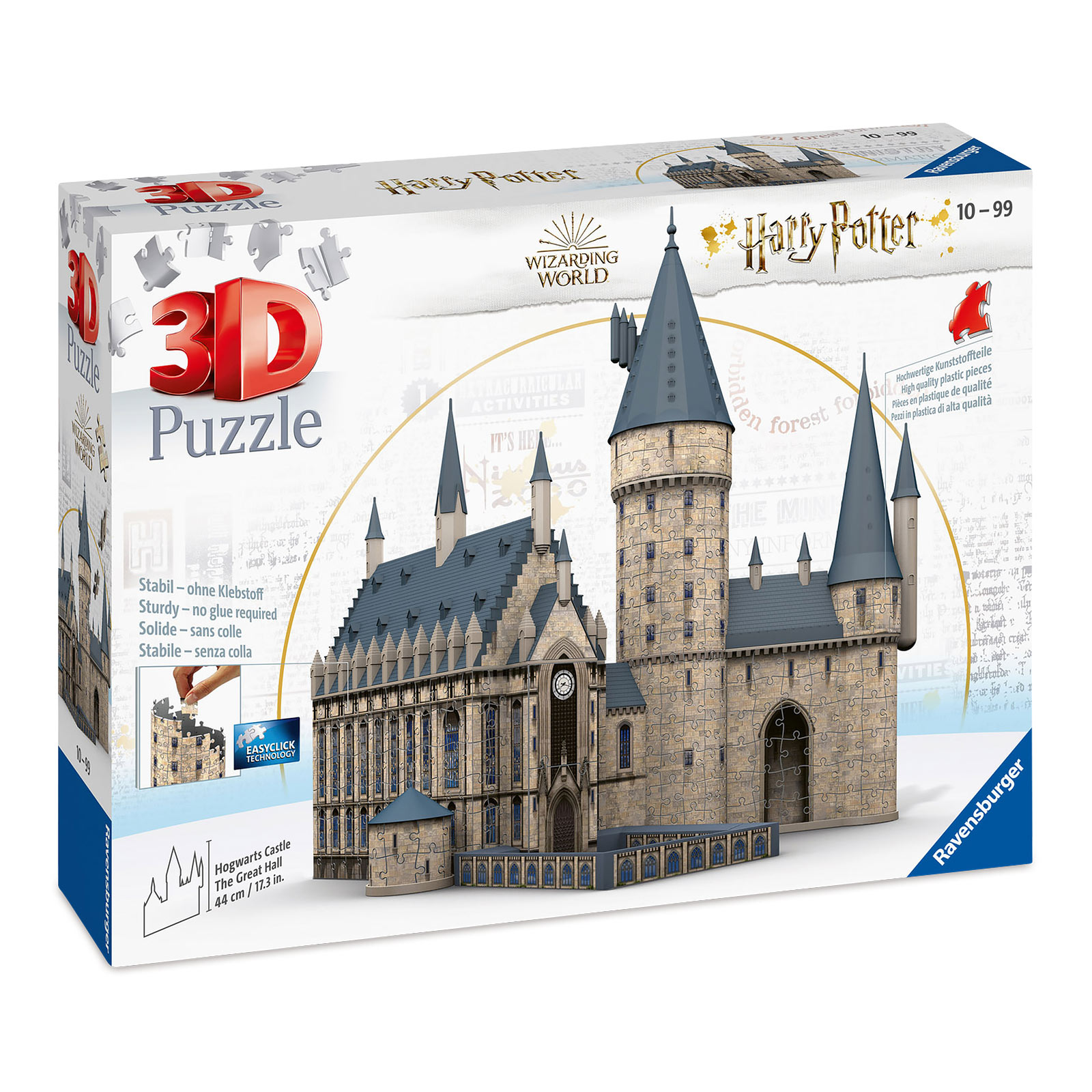 Harry Potter - Hogwarts Kasteel De Grote Zaal 3D Puzzel