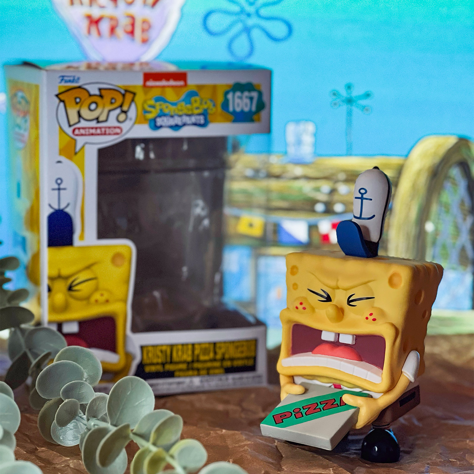 SpongeBob - Krusty Krab Pizza Funko Pop Figure