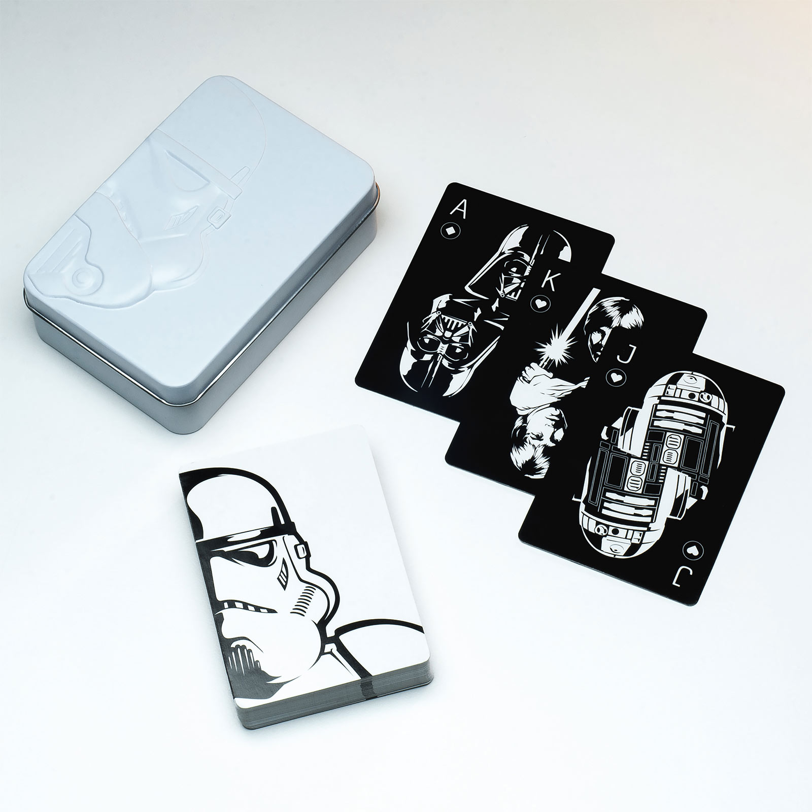Star Wars - Cartes à jouer Stormtrooper dans une boîte en métal