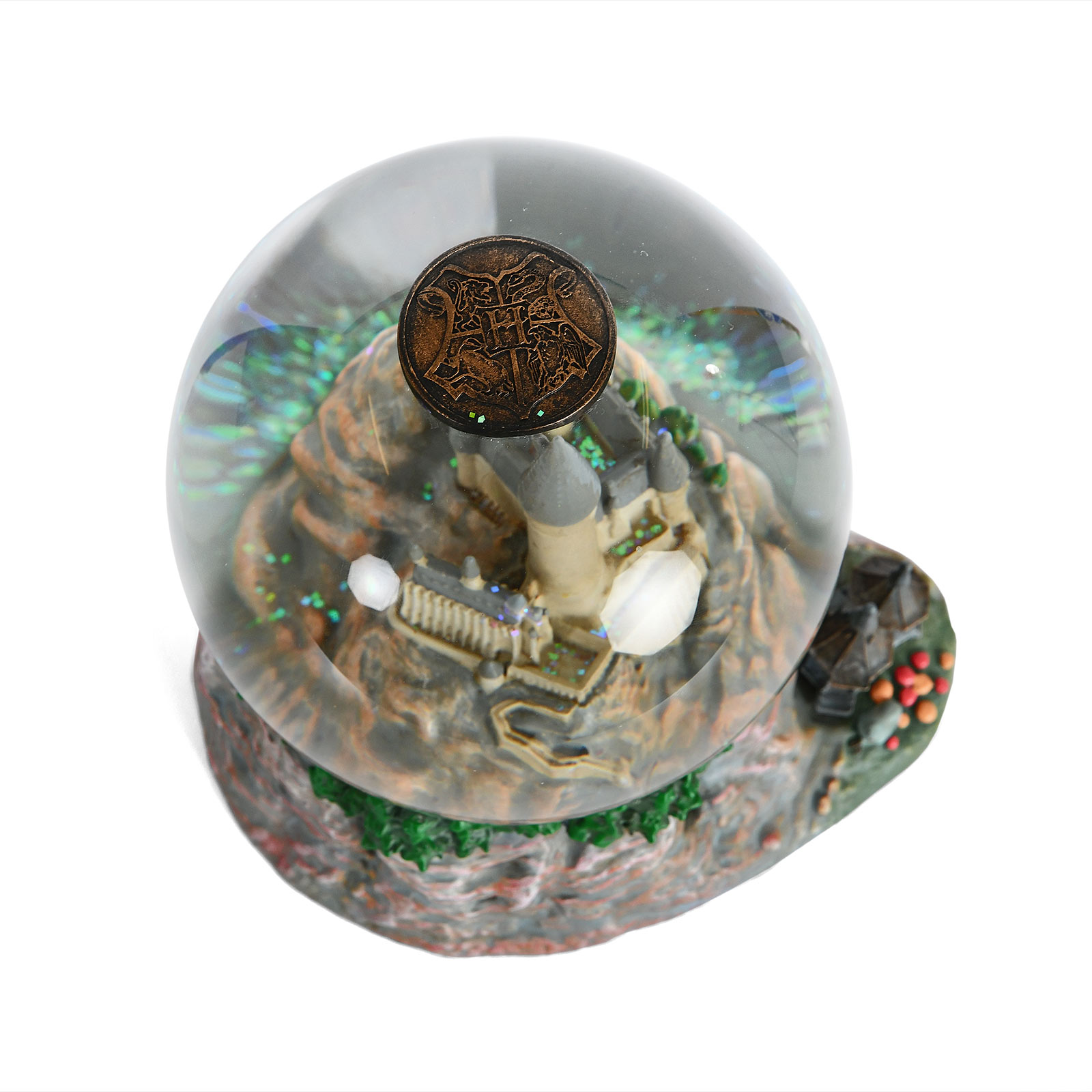 Harry Potter - Poudlard avec la boule à neige de la cabane de Hagrid avec des paillettes
