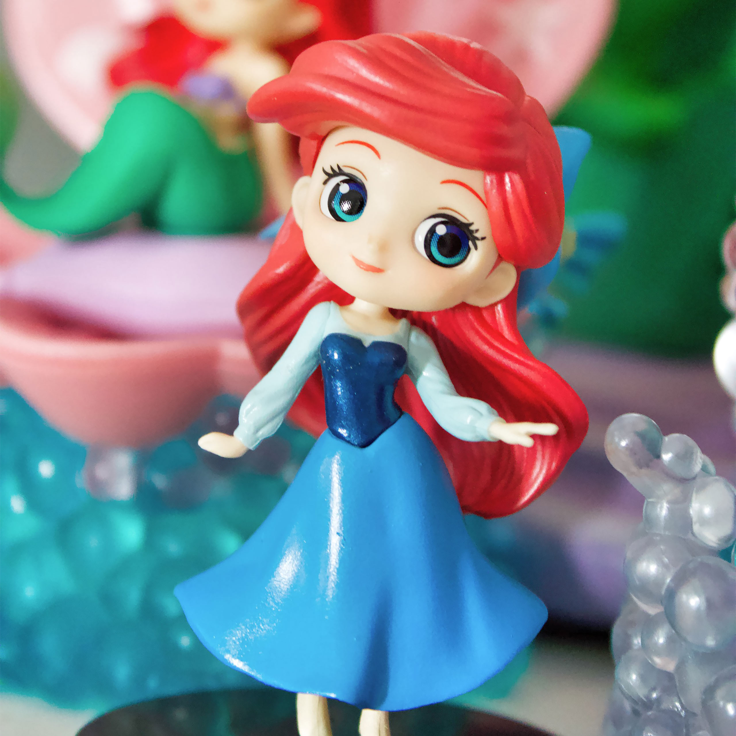 Arielle - Die kleine Meerjungfrau im Kleid Q Posket Figur 7 cm Version B