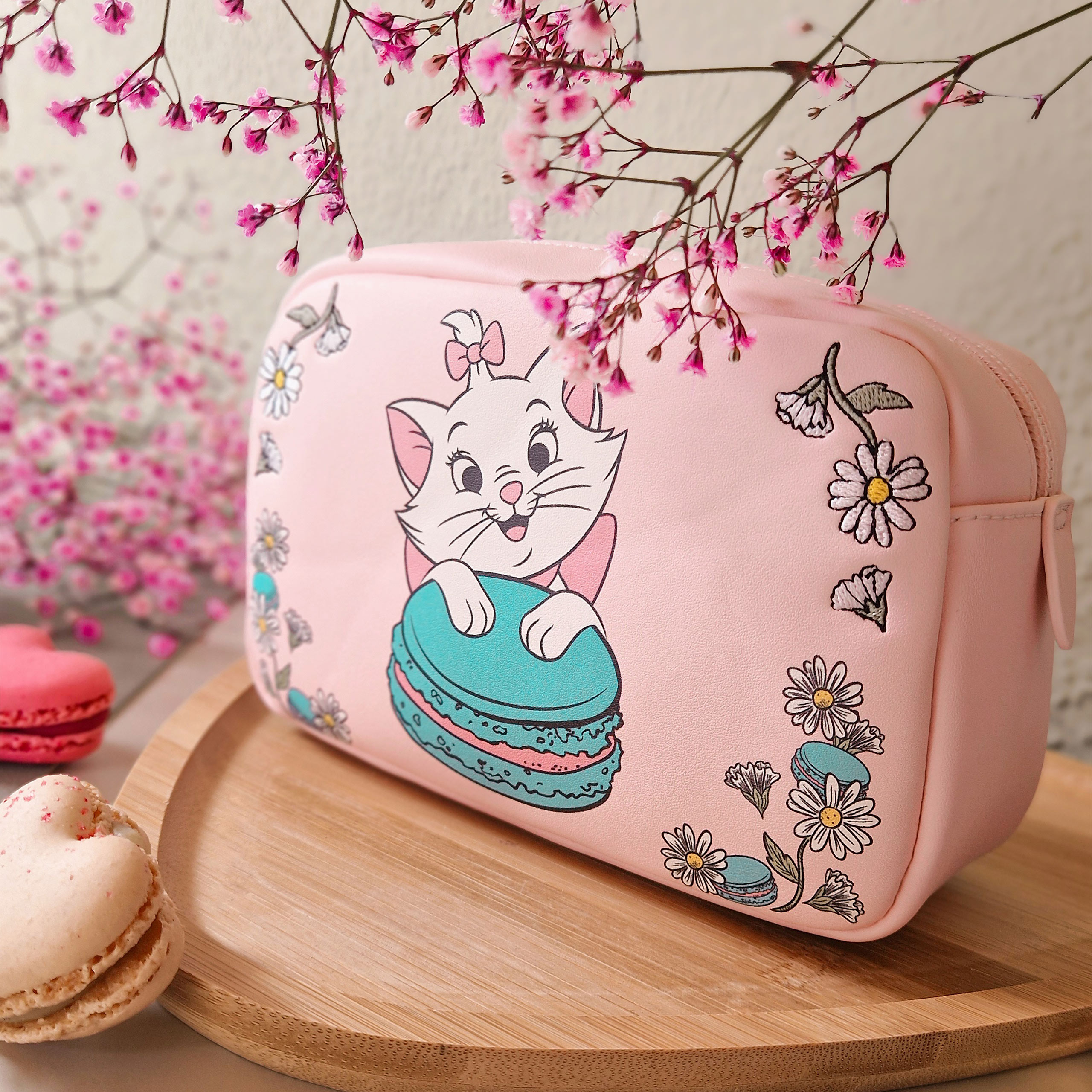 Aristocats - Marie mit Makrone Kosmetiktasche
