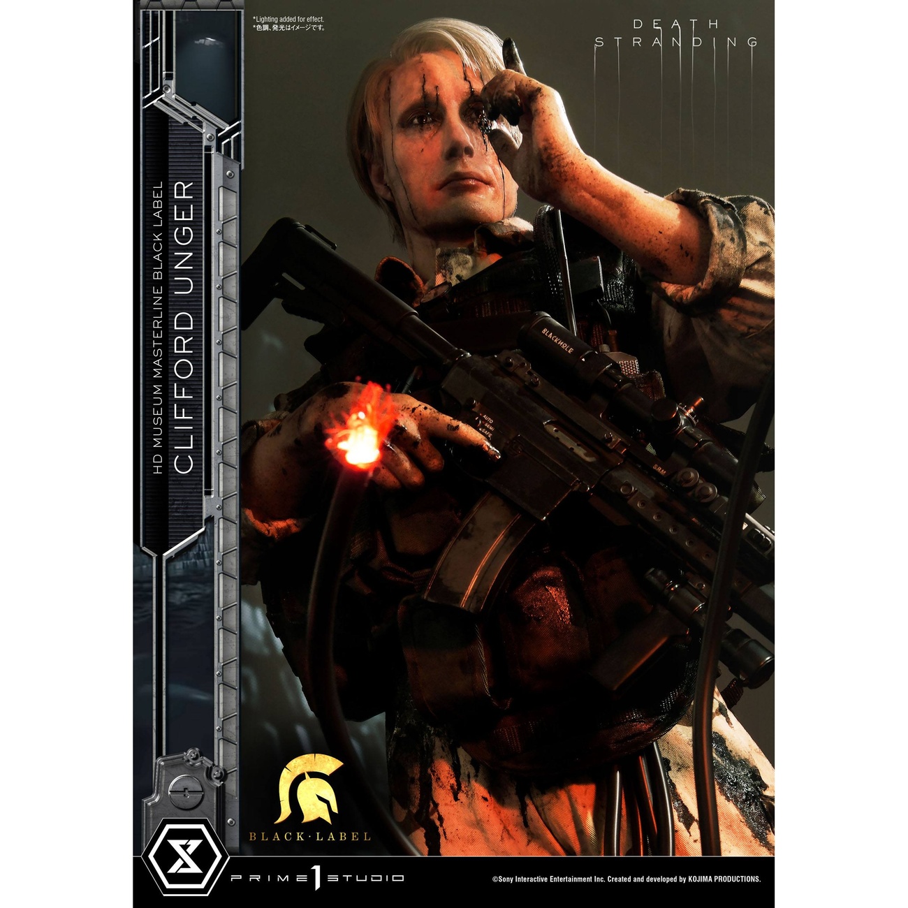 Death Stranding Statue 1/2 Clifford Unger Black Label 103 cm